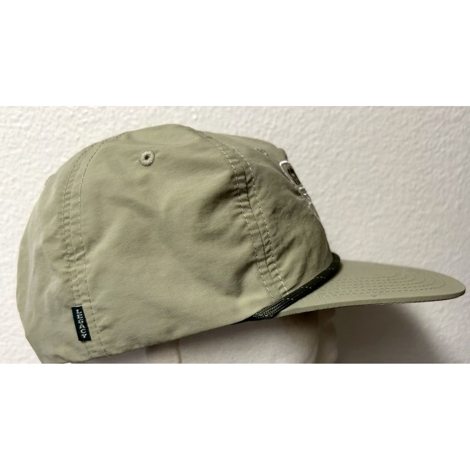 Vintage Stanley Idaho Rope Style Trucker Snapback Hat Cap Beige Mountains NWOT Size ONE SIZE - 3 Thumbnail