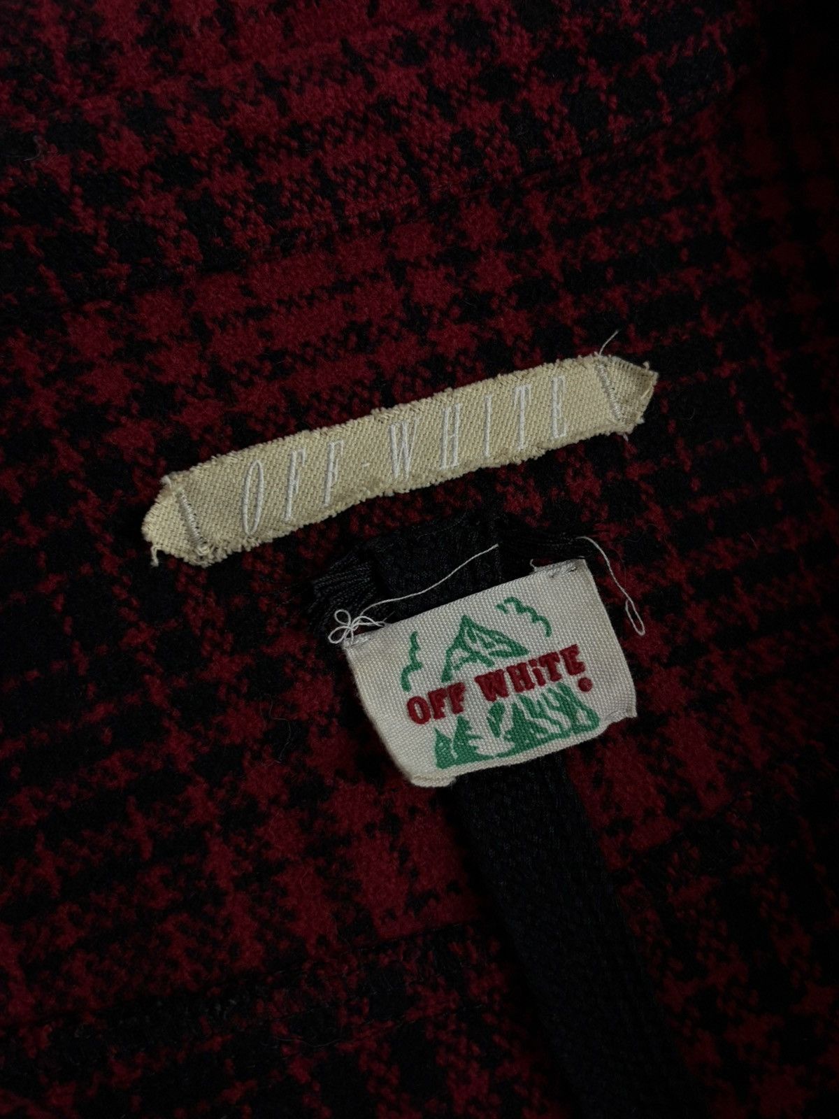 Off-White Off White Tartan Check Flannel Overshirt Jacket Button Up Size US M / EU 48-50 / 2 - 18 Thumbnail