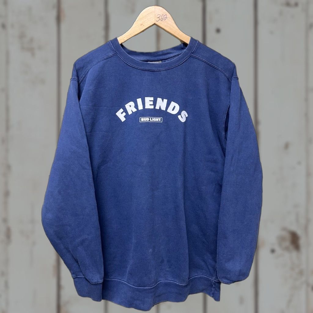 Comfort Colors Bud light Friends Medium Blue Crew Neck Sweatshirt Comfort Colors Pullover Size M / US 6-8 / IT 42-44 - 1 Thumbnail