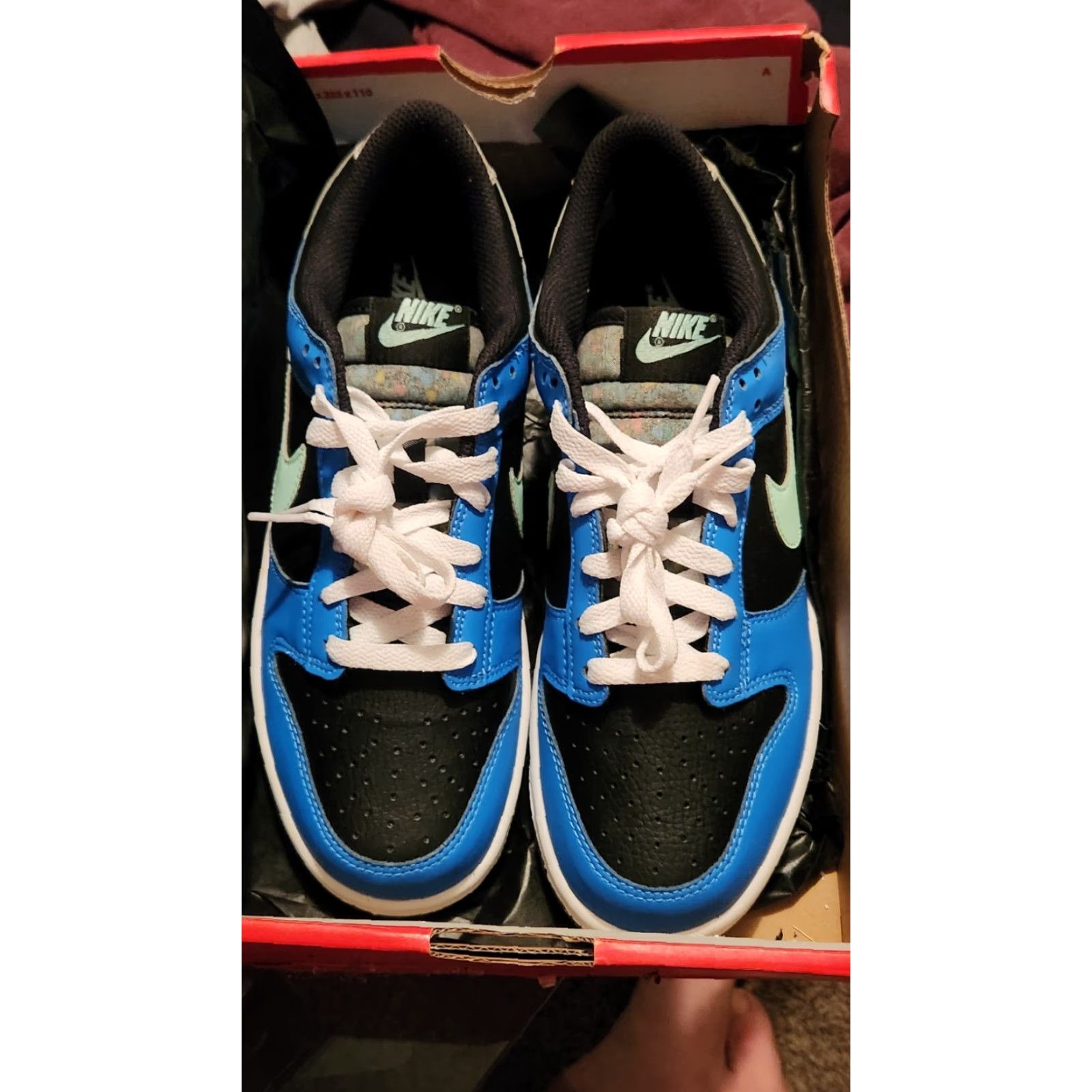Nike Nike Dunk Low SE GS E Crater Blue Black DR0165-001 7Y Women's Sneaker XS Nike Dunk Low, 7Y, Blue, Women's, Sneaker Size US 7 / IT 37 - 3 Thumbnail