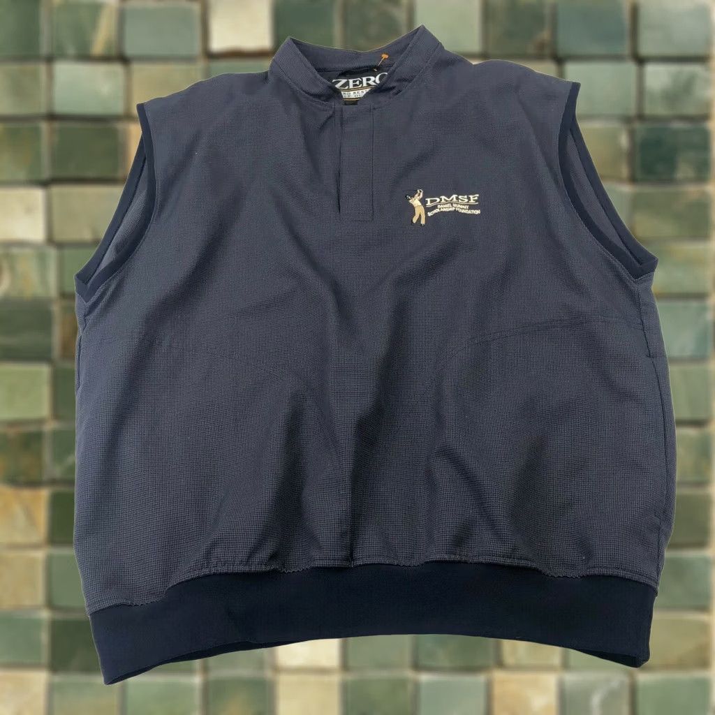 Vintage Zero Restriction Golf Large Men’s Pullover No Stretch Wind Vest Check Blue Vest Pullover Activewear 4-Season Casual 1/4-Zip Collared NSB Mens Size US L / EU 52-54 / 3 - 1 Thumbnail