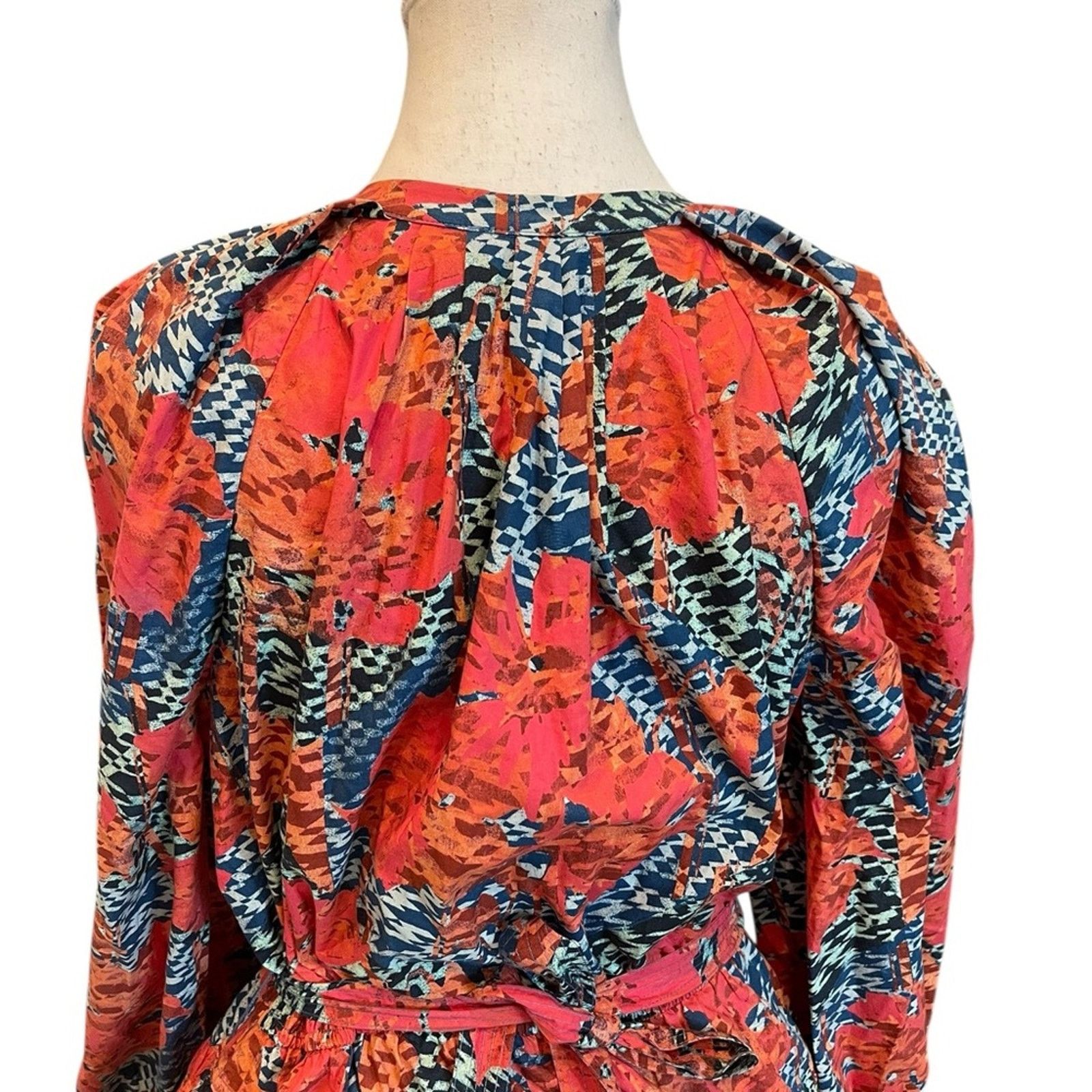 Ulla Johnson ULLA JOHNSON Miranda Tiered Tie-waist Mini Dress Size:8 Size M / US 6-8 / IT 42-44 - 8 Thumbnail
