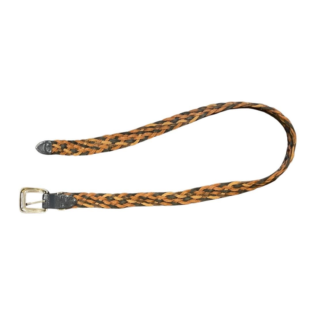 Other Woven Genuine Leather Two Tone Belt SZ S/M Made in Guatemala Size ONE SIZE - 2 Thumbnail