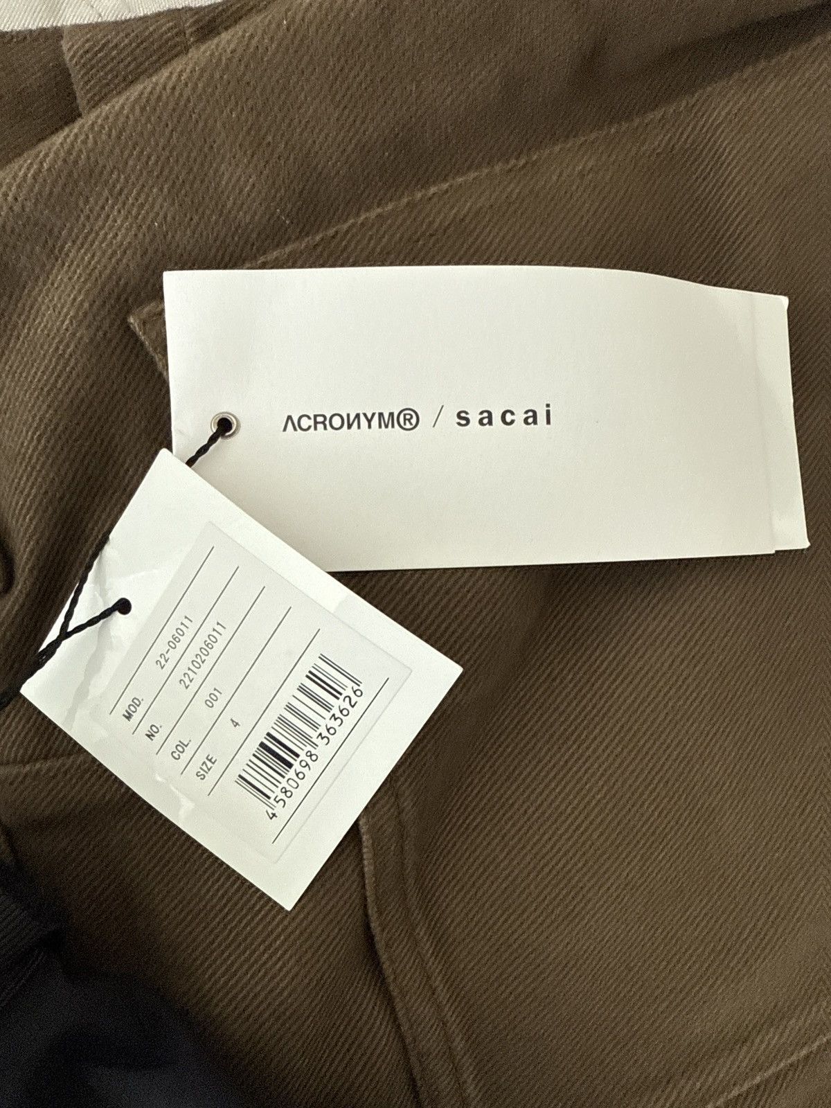 Acronym Acronym Sacai Crop Jacket / Sacai SAC-J6011 Size US XL / EU 56 / 4 - 4 Thumbnail