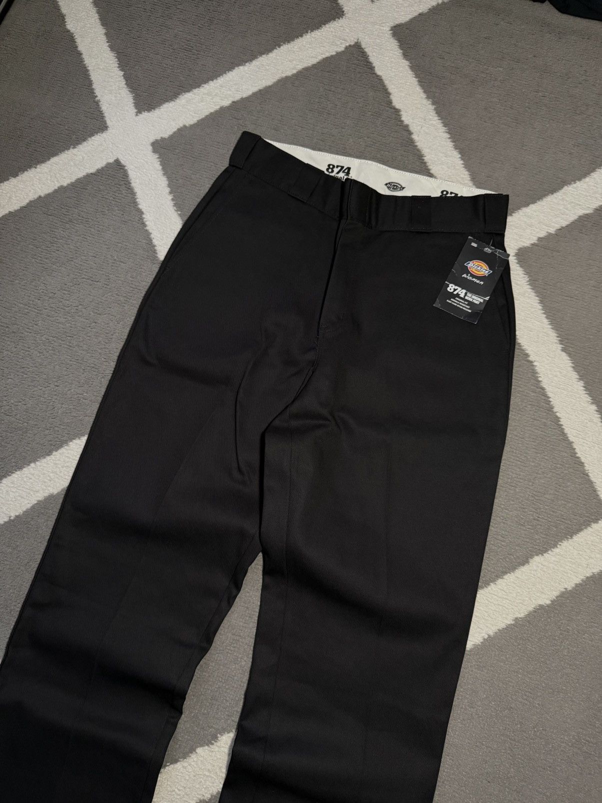 Dickies × Vintage Dickies Icons 874 Original Fit Women Straight Pants Black Size 27" / US 4 / IT 40 - 9 Thumbnail
