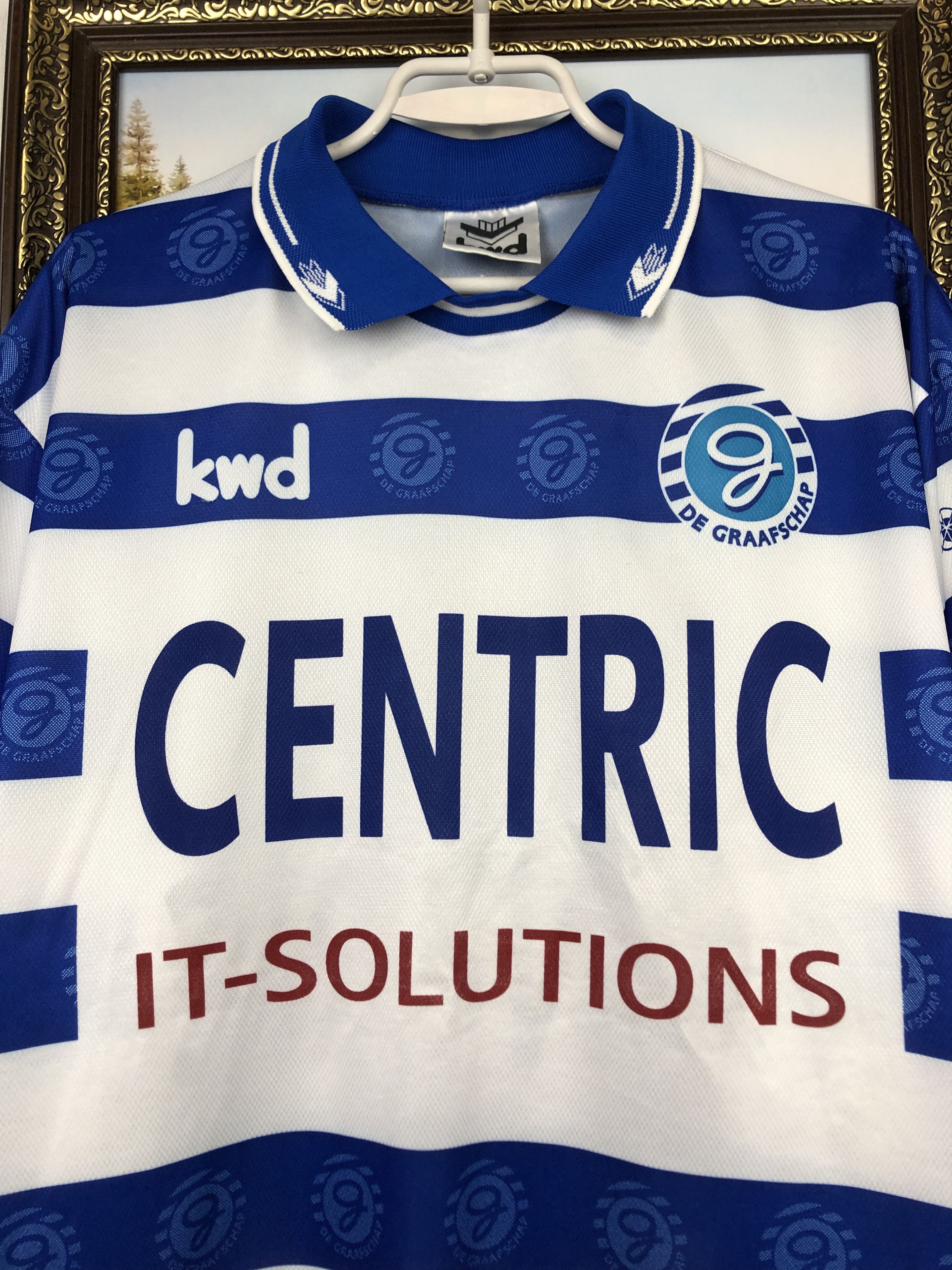 Vintage De Graafschap football shirt Soccer Jersey Player Issue Size US XL / EU 56 / 4 - 3 Thumbnail