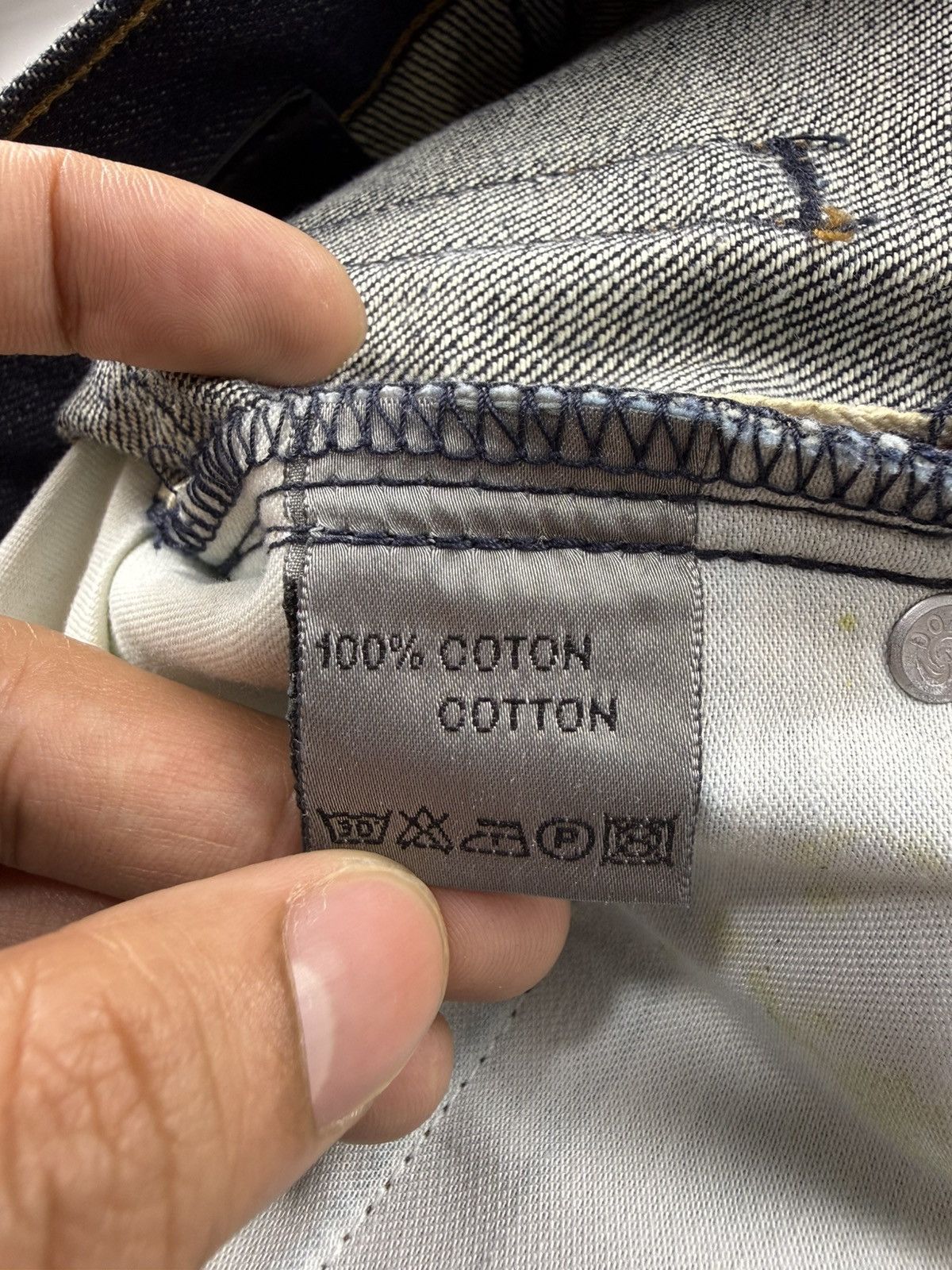 Dior Dior x Hedi Slimane Long Raw Denim Size US 28 / EU 44 - 13 Thumbnail