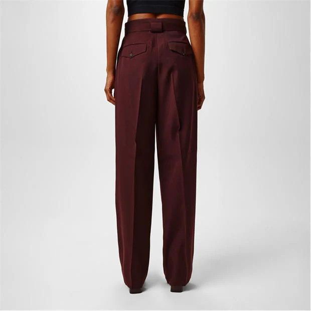 Lanvin o1g2r1mq1024 Pant in Burgundy Size 27" / US 4 / IT 40 - 5 Thumbnail
