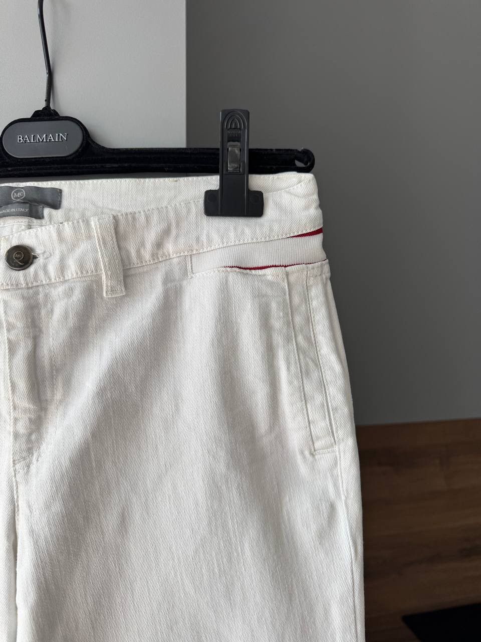 Alexander McQueen Alexander McQueen White Jeans Cotton Embroidered MCQ Size 30" / US 8 / IT 44 - 4 Thumbnail