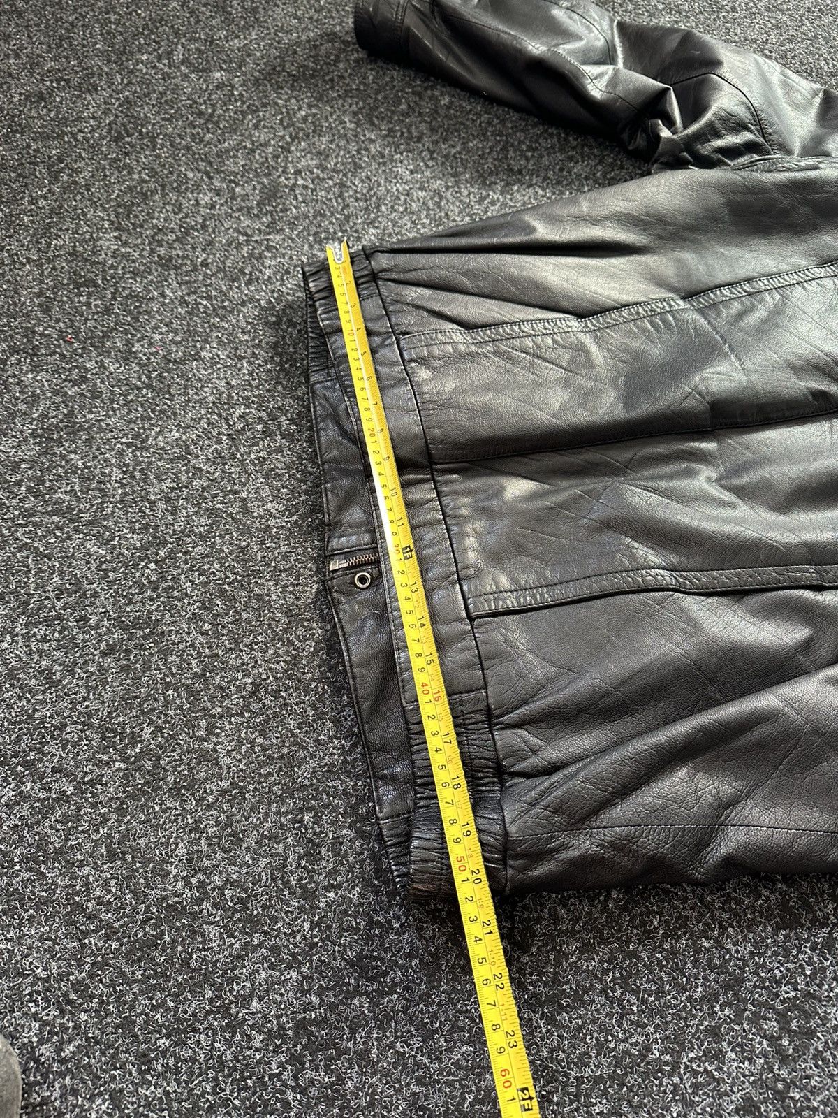 Vintage 🚨Vintage 90s Leather Biker Jacket-West Style Maison Margiela Size US L / EU 52-54 / 3 - 16 Thumbnail
