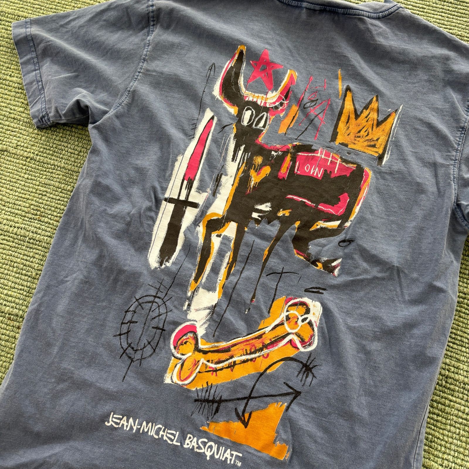 Cotton On Jean Michel Basquiat Art Tee Shirt Cotton 2 Sided Sz M Size US M / EU 48-50 / 2 - 6 Thumbnail