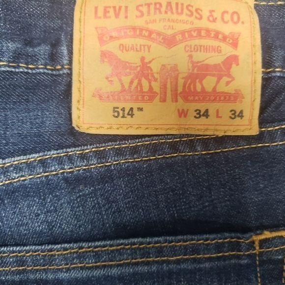 Levi's Levi's Jeans 514. 34/34 Size US 34 / EU 50 - 2 Thumbnail