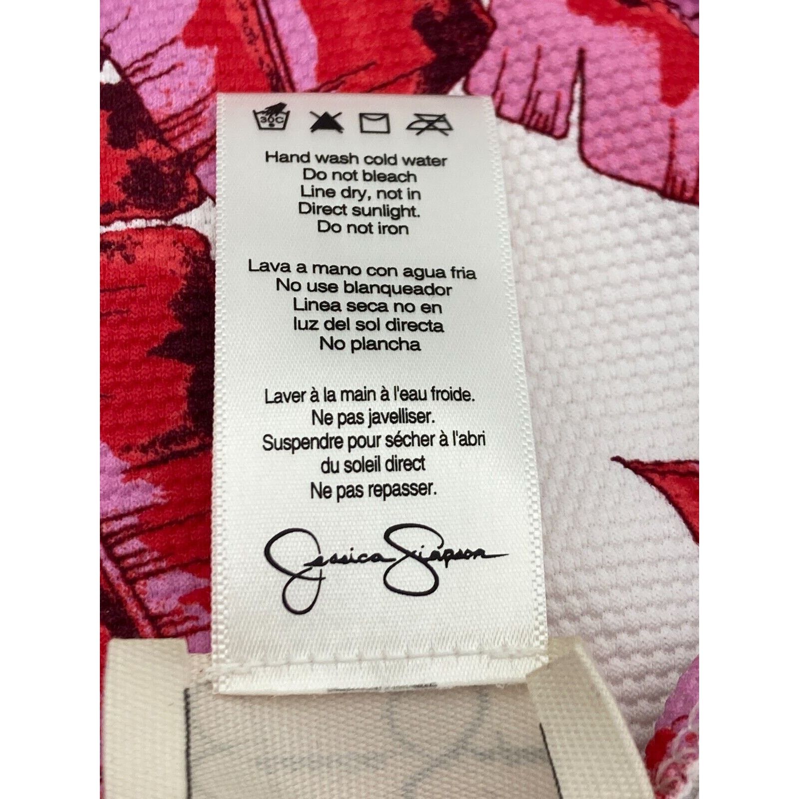Jessica Simpson Jessica Simpson Women's Palm Print Swimsuit Bottoms Size M Size ONE SIZE - 5 Thumbnail