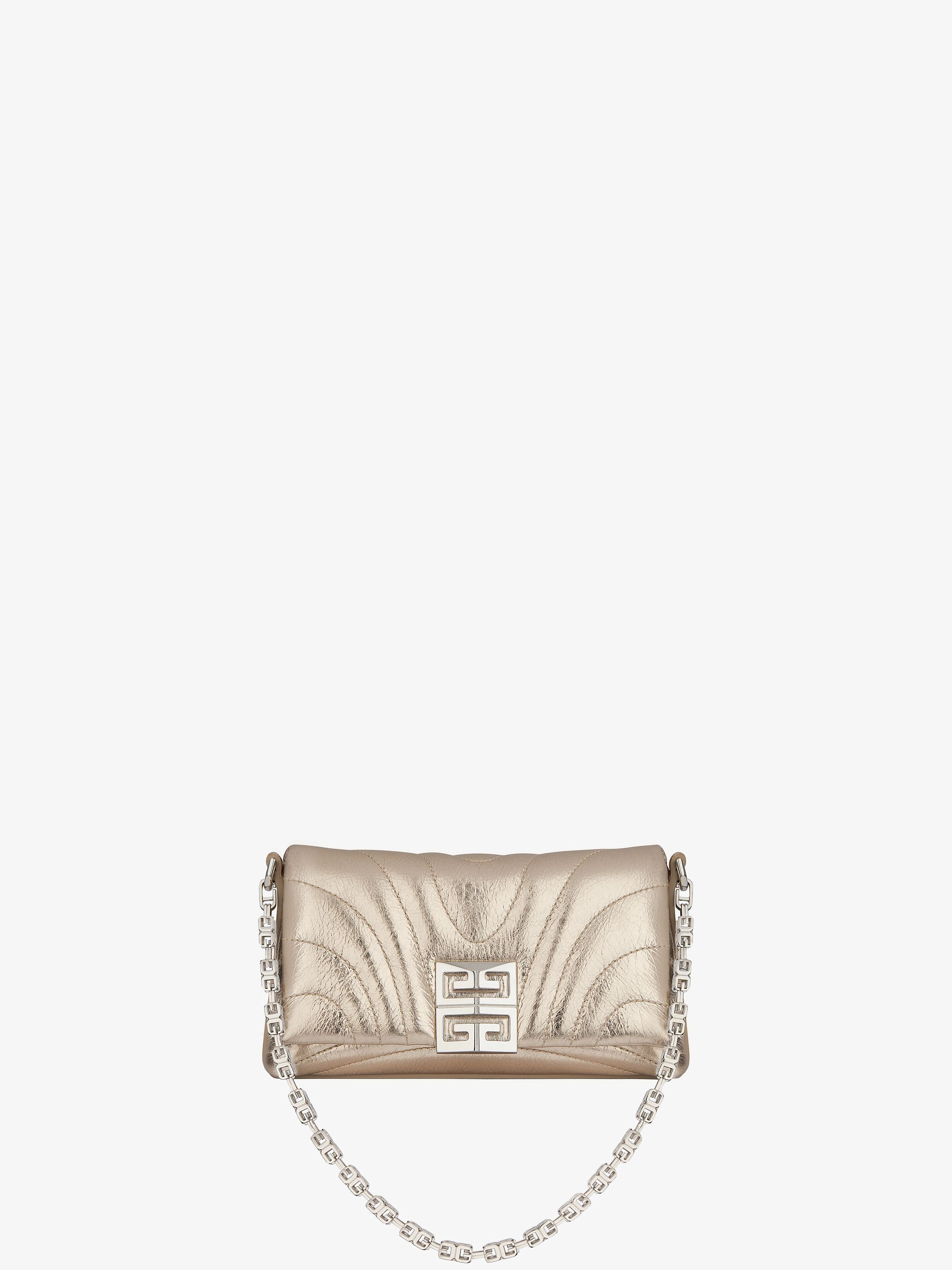 Givenchy o1srvl11e0825 Size: OS / Micro 4G Soft Bag in Beige Size ONE SIZE - 1 Thumbnail