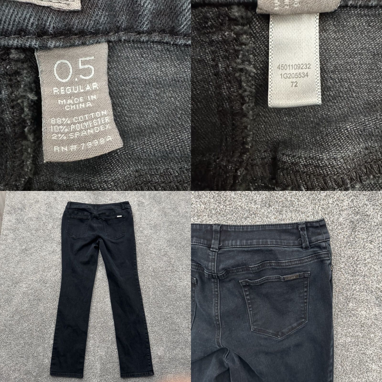 Vintage Chicos So Slimming Jeans Women 0.5 US Size 2 Straight Leg Casual Denim Blue 29.5 In Inseam Pockets Slimming Stretch Womens Size 26" / US 2 / IT 38 - 8 Thumbnail