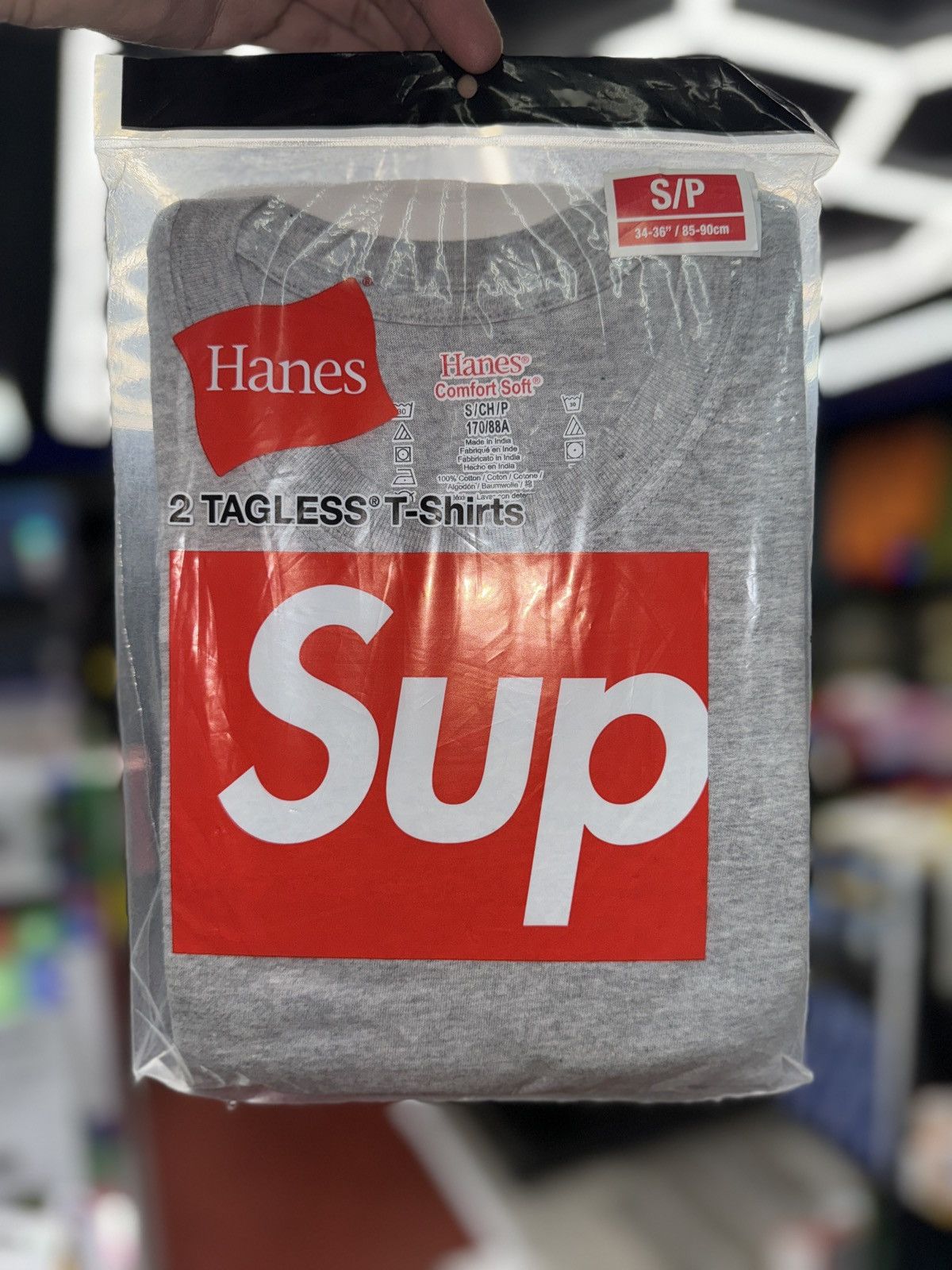 Supreme Supreme Hanes tagless tee (2pack) Size US S / EU 44-46 / 1 - 1 Thumbnail