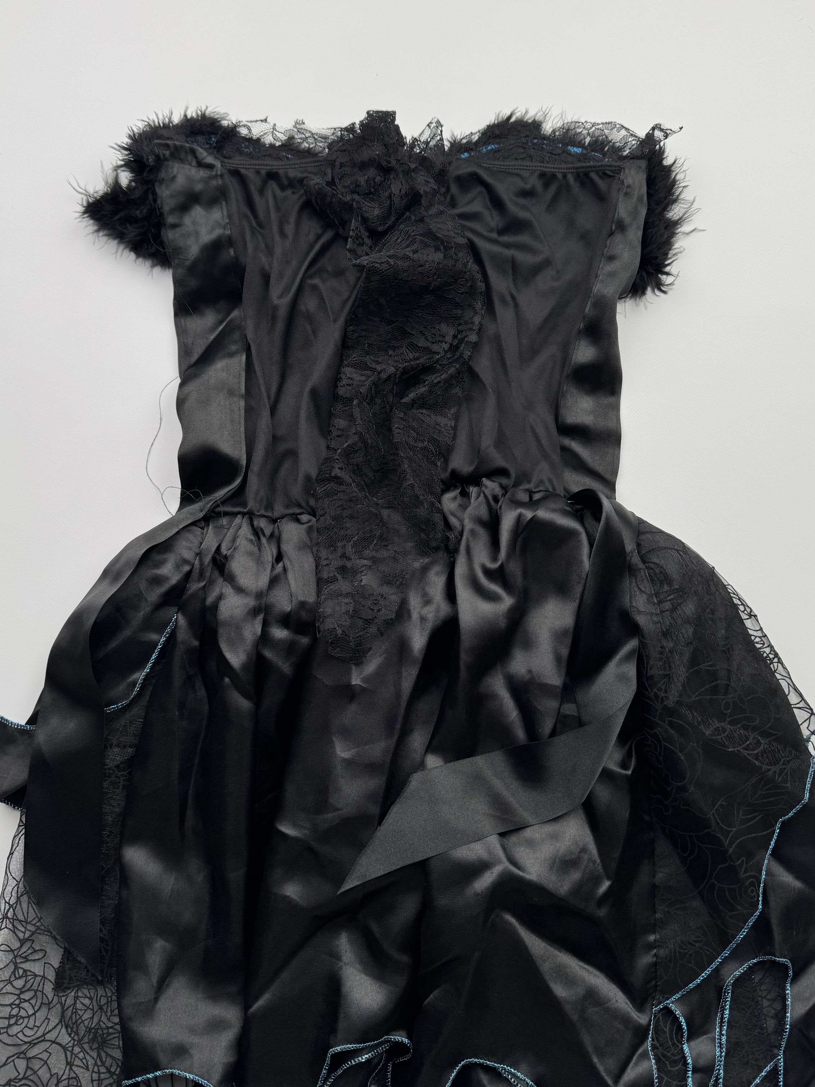 Vintage Vintage Goth Mini Dress B336(V348)E2 Size S / US 4 / IT 40 - 10 Thumbnail