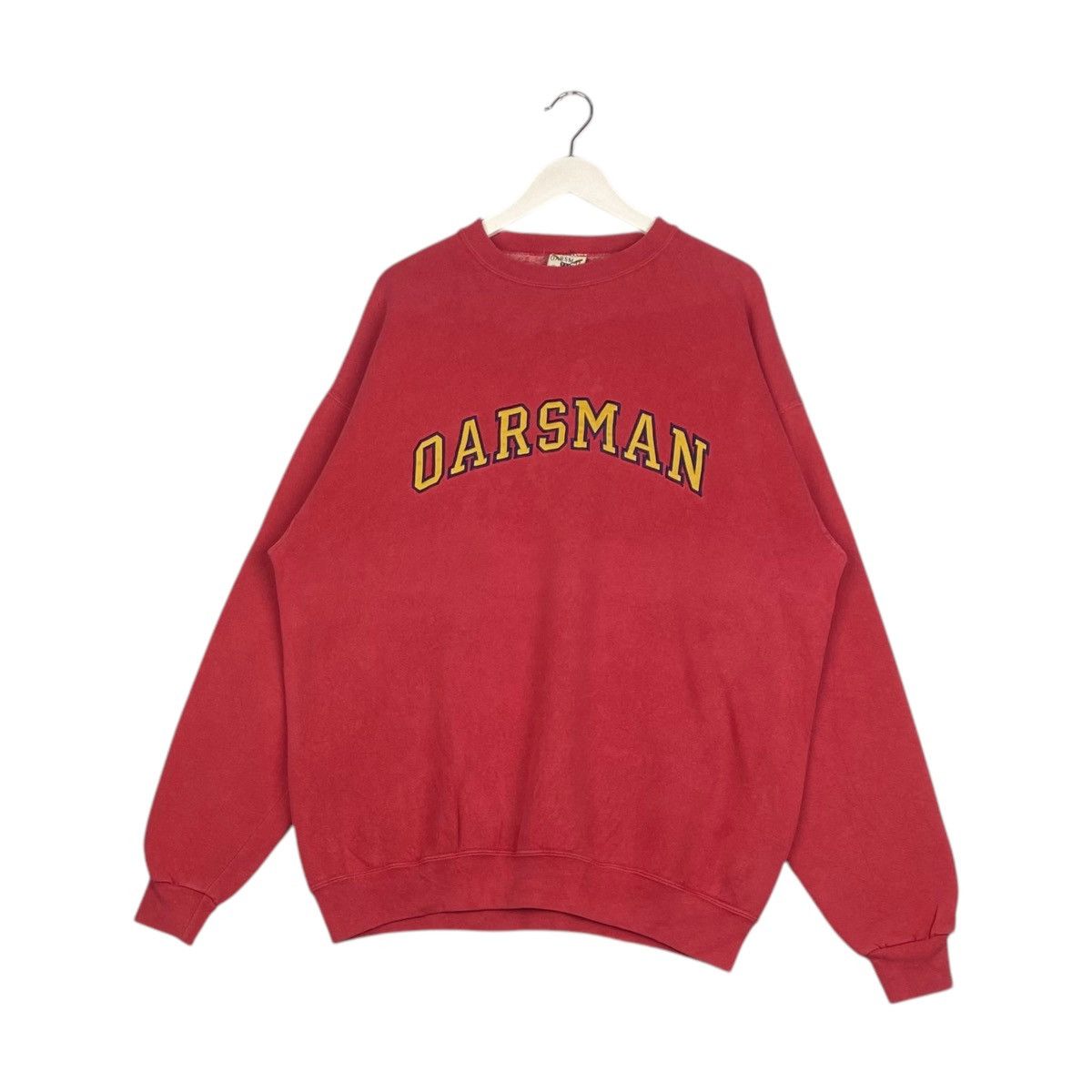 Designer × Vintage Vintage Oarsman 913 Embroidered Crewneck Sweatshirt Red Size US XL / EU 56 / 4 - 2 Thumbnail