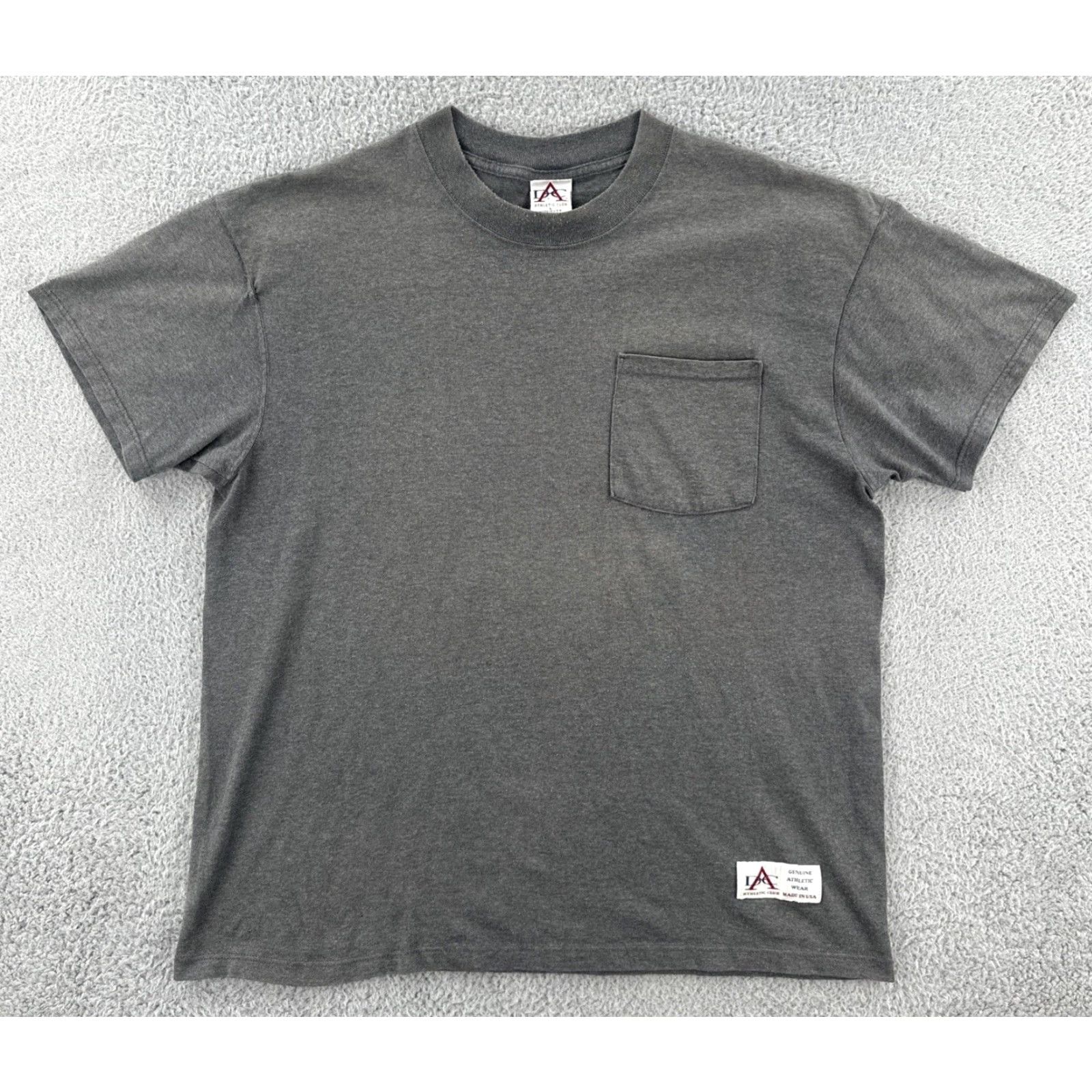 Vintage VINTAGE DC Athletic Club Mens L Gray Blank Pocket T Shirt USA 90s Mens Size US L / EU 52-54 / 3 - 2 Thumbnail