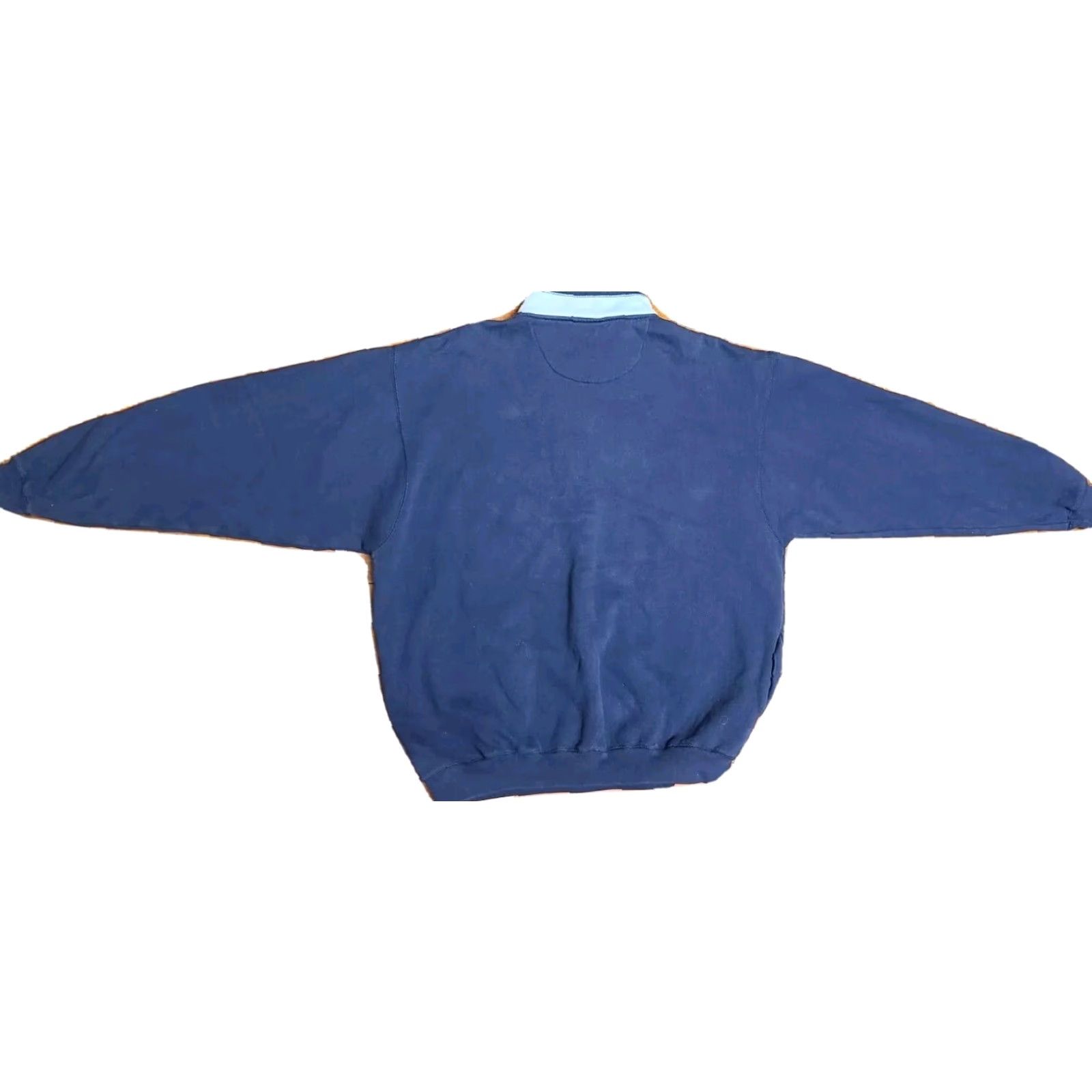 Vintage VINTAGE Grand Casino Sweatshirt 1/4 Zip Blue Men's XL Pockets Pullover Crewneck 90s Gambling Official Size US XL / EU 56 / 4 - 3 Thumbnail