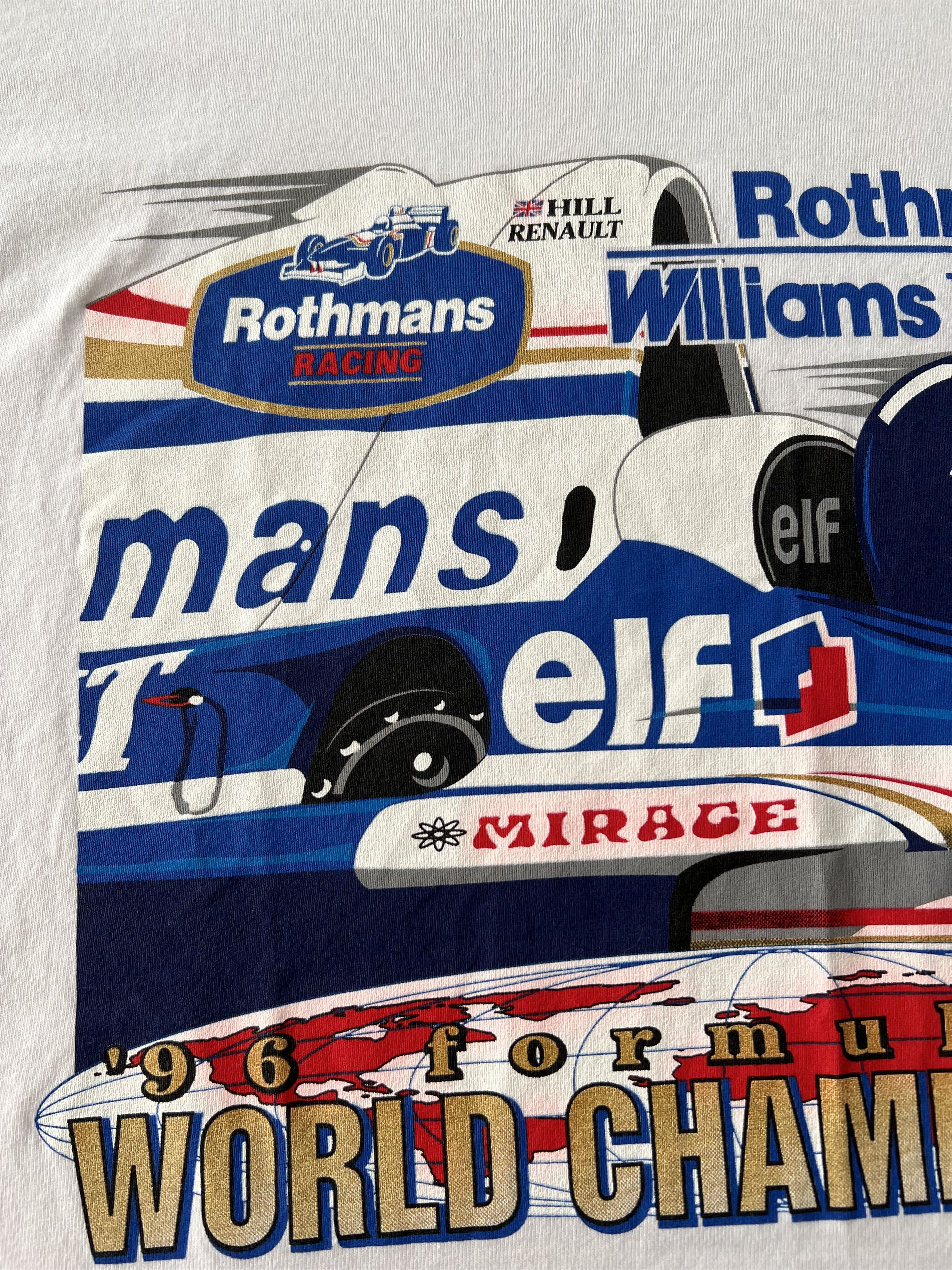 Formula 1 Vintage 1996 Rothmans Williams Renault F1 Formula 1 T-shirt Size US M / EU 48-50 / 2 - 4 Thumbnail