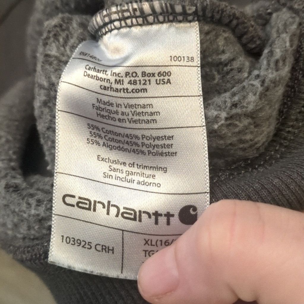 Carhartt Carhartt grey relaxed fit midweight Crewneck sweatshirt XL Size XL / US 12-14 / IT 48-50 - 4 Thumbnail