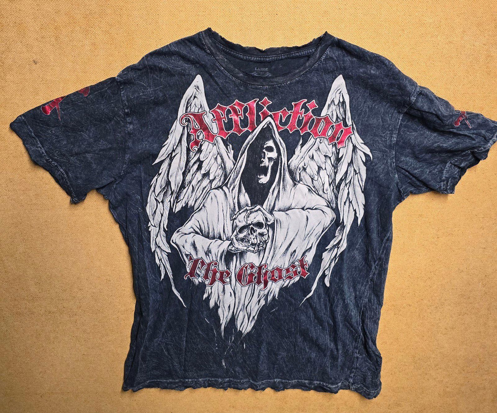 Affliction Vintage Y2k Affliction Kelly "The Ghost" Pavlik Cyber L Size US L / EU 52-54 / 3 - 1 Thumbnail