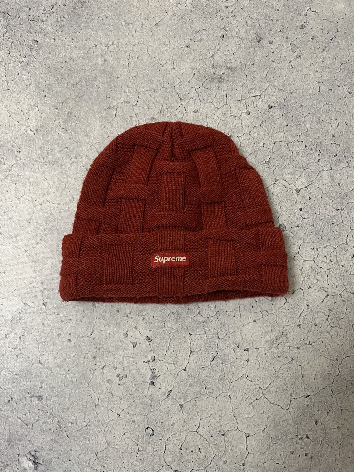 Supreme Supreme Basket Weave Beanie Hat AW19 | Grailed