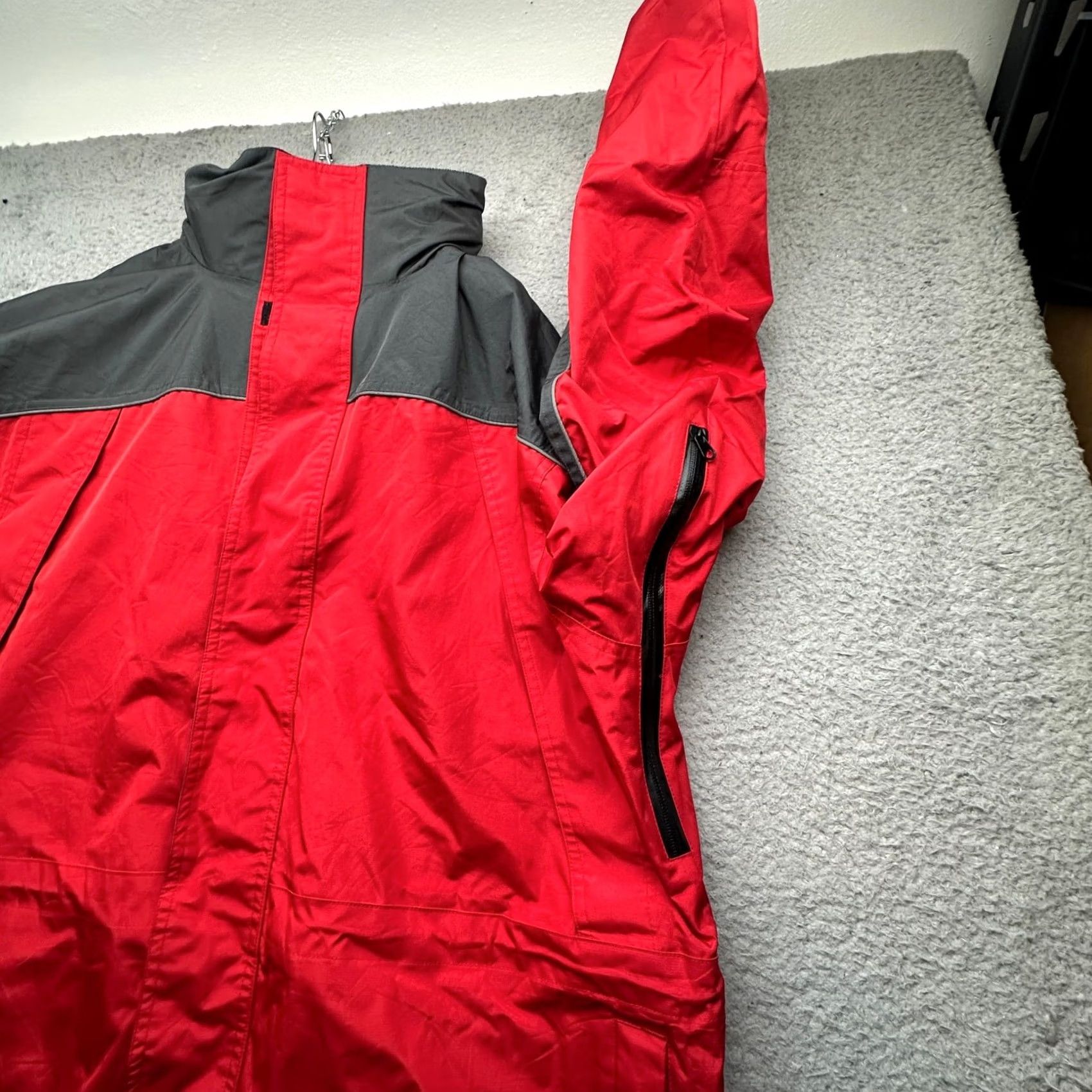 Marlboro VINTAGE Marlboro Red Star Jacket Mens XXL Shell Hooded Hiking Ski NO ZIPPER Long Pockets Solid Outdoor Casual Fall Spring Winter Size US XXL / EU 58 / 5 - 7 Thumbnail