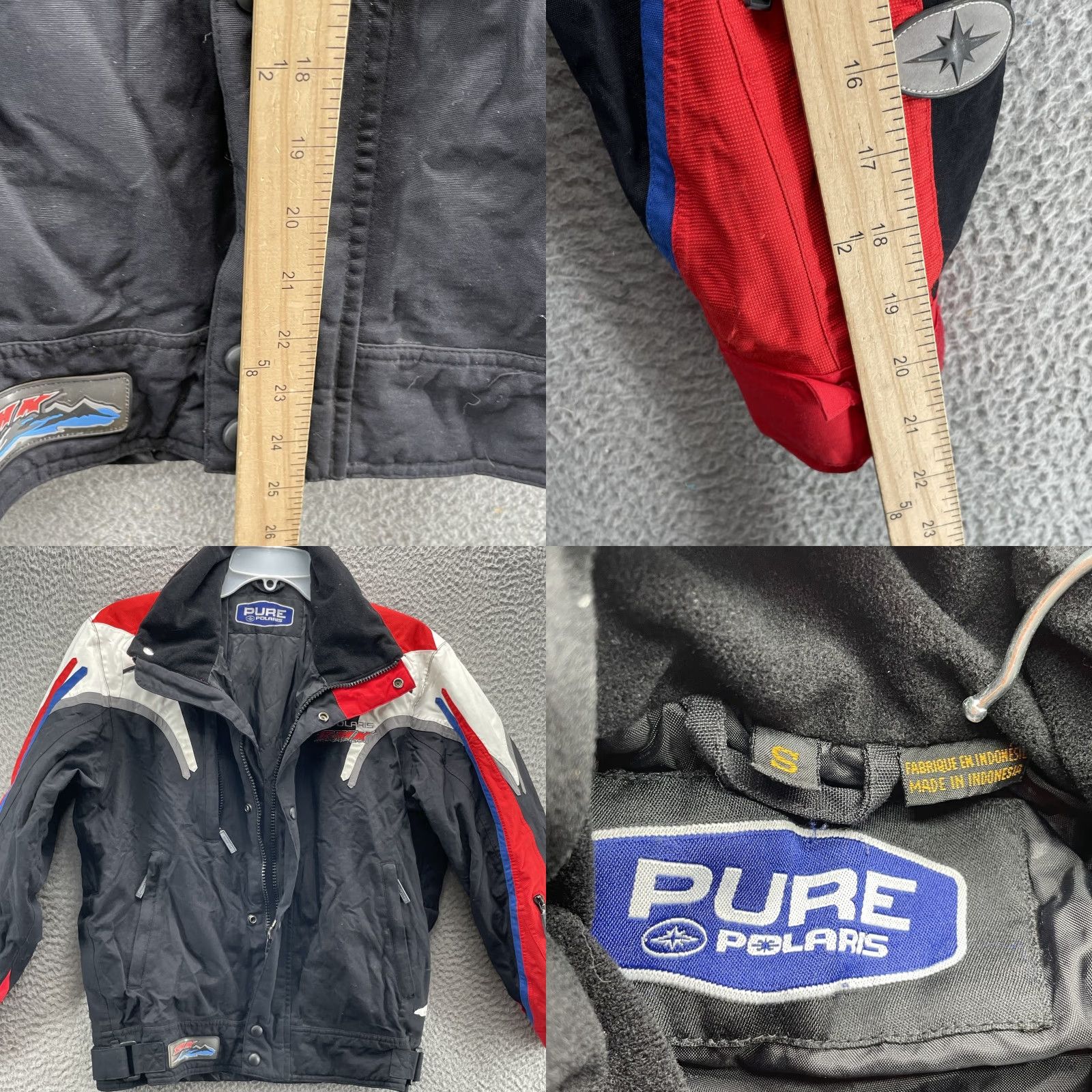 Vintage VINTAGE Polaris RMK Snowmobile Jacket Men Small Bomber Jacket Race 90s Red Size US S / EU 44-46 / 1 - 8 Thumbnail