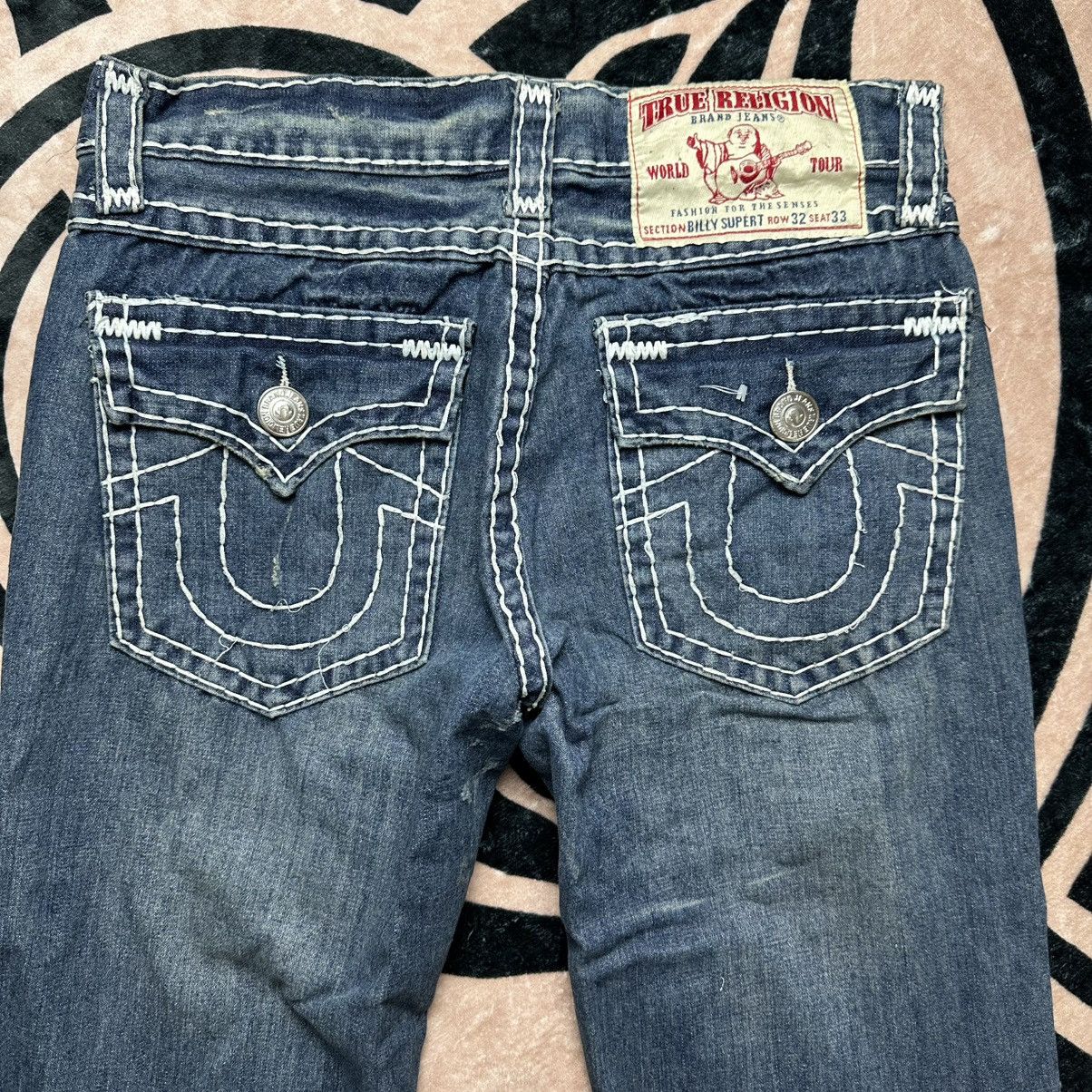 True Religion Vintage True Religion Big Stiching Denim Size US 32 / EU 48 - 1 Thumbnail