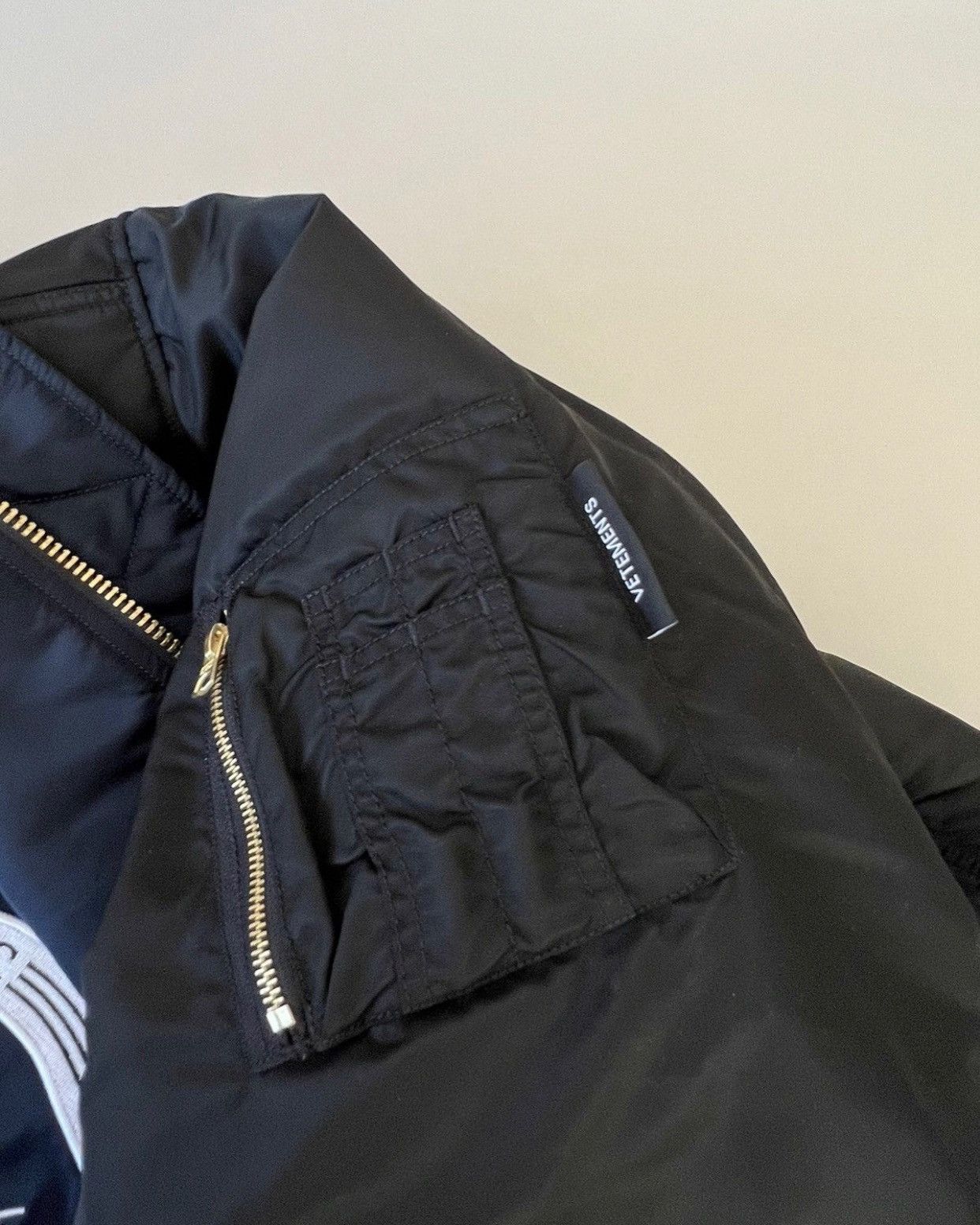 Vetements Vetements Reversible Fraternity Alpha Beta Bomber Jacket Size US L / EU 52-54 / 3 - 7 Thumbnail