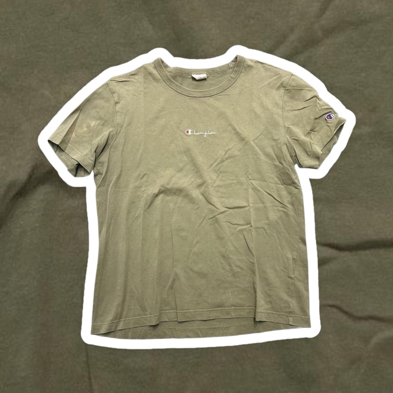 Champion Champion Olive Green T-Shirt - Medium Size US M / EU 48-50 / 2 - 1 Thumbnail