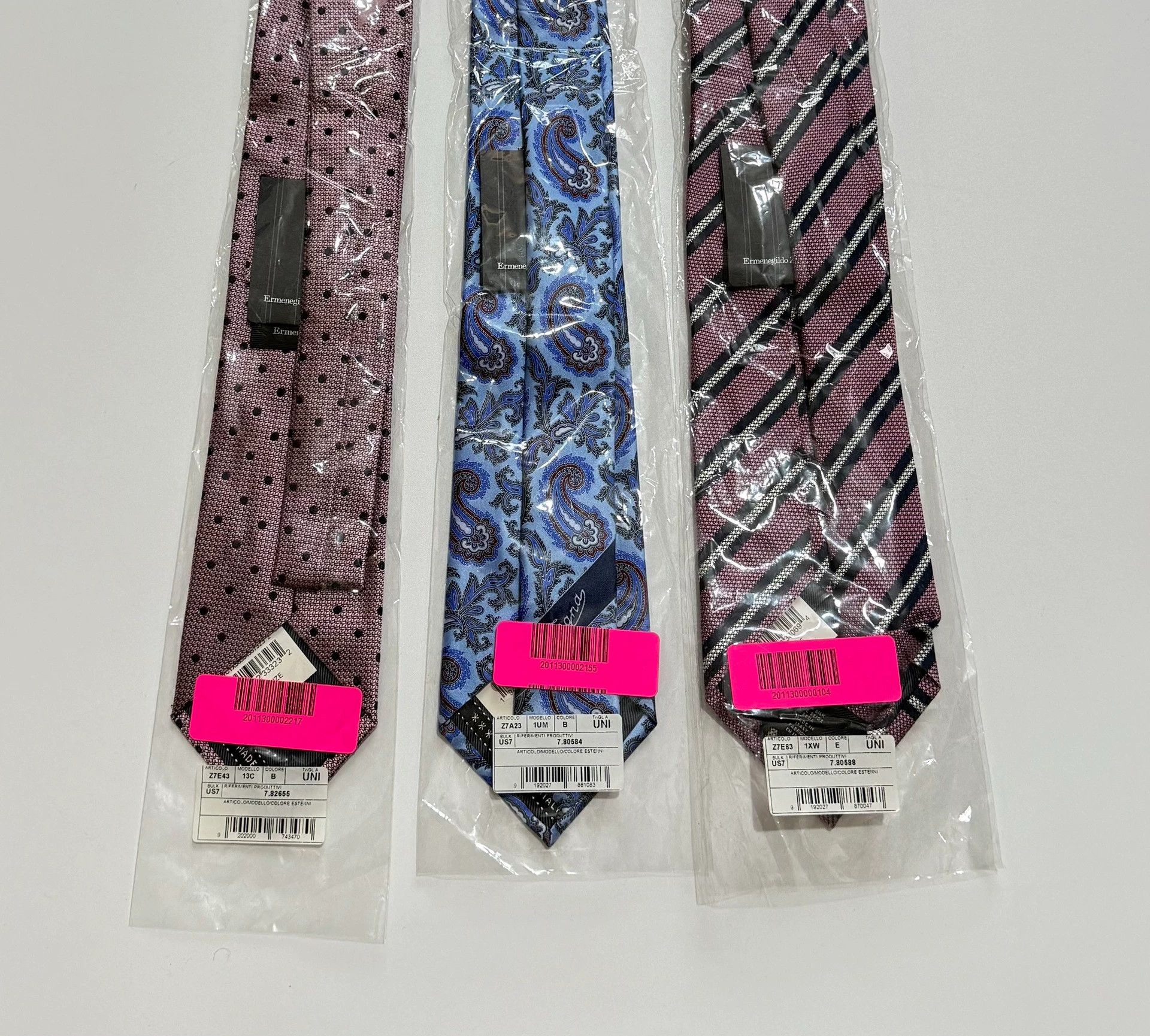 Ermenegildo Zegna ZEGNA 100% Silk Tie - Made in Italy - New w/ Tags Size ONE SIZE - 3 Thumbnail