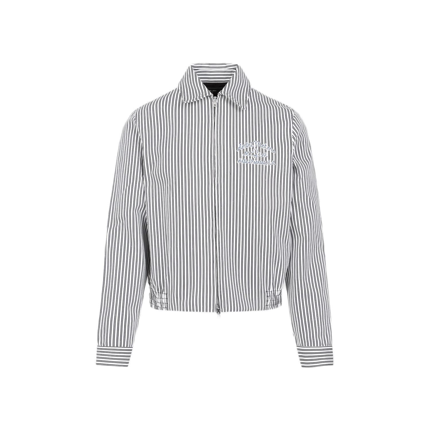 Amiri o1y0525 Logo Jacket in White/Black Size US L / EU 52-54 / 3 - 1 Thumbnail