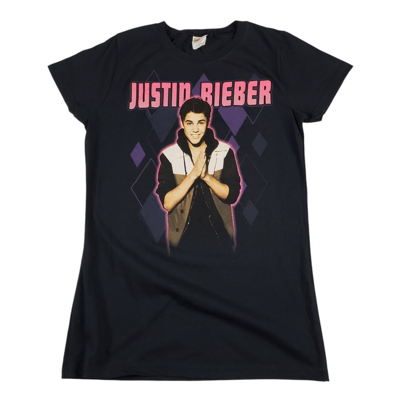 Vintage Vintage 2010s Justin Bieber Women's Top Baby Tee T-shirt Size XL / US 12-14 / IT 48-50 - 1 Thumbnail