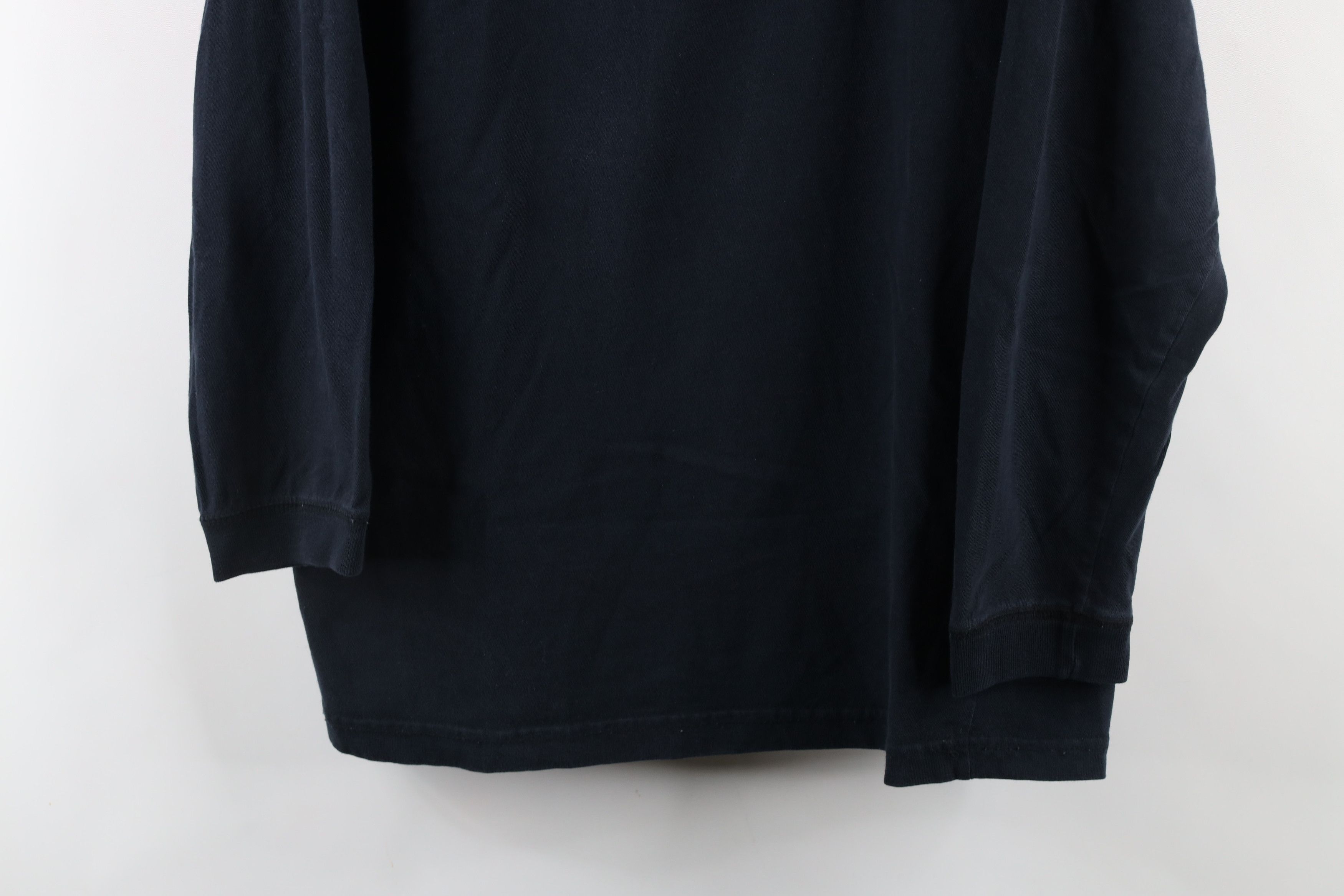 Vintage Vintage 90s Streetwear Long Sleeve Henley T-Shirt Black Size US L / EU 52-54 / 3 - 3 Thumbnail