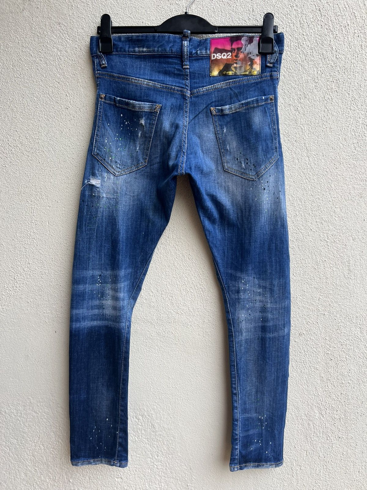 Dsquared2 Dsquared2 Distressed Denim Jeans Slim Fit Size US 29 - 20 Thumbnail