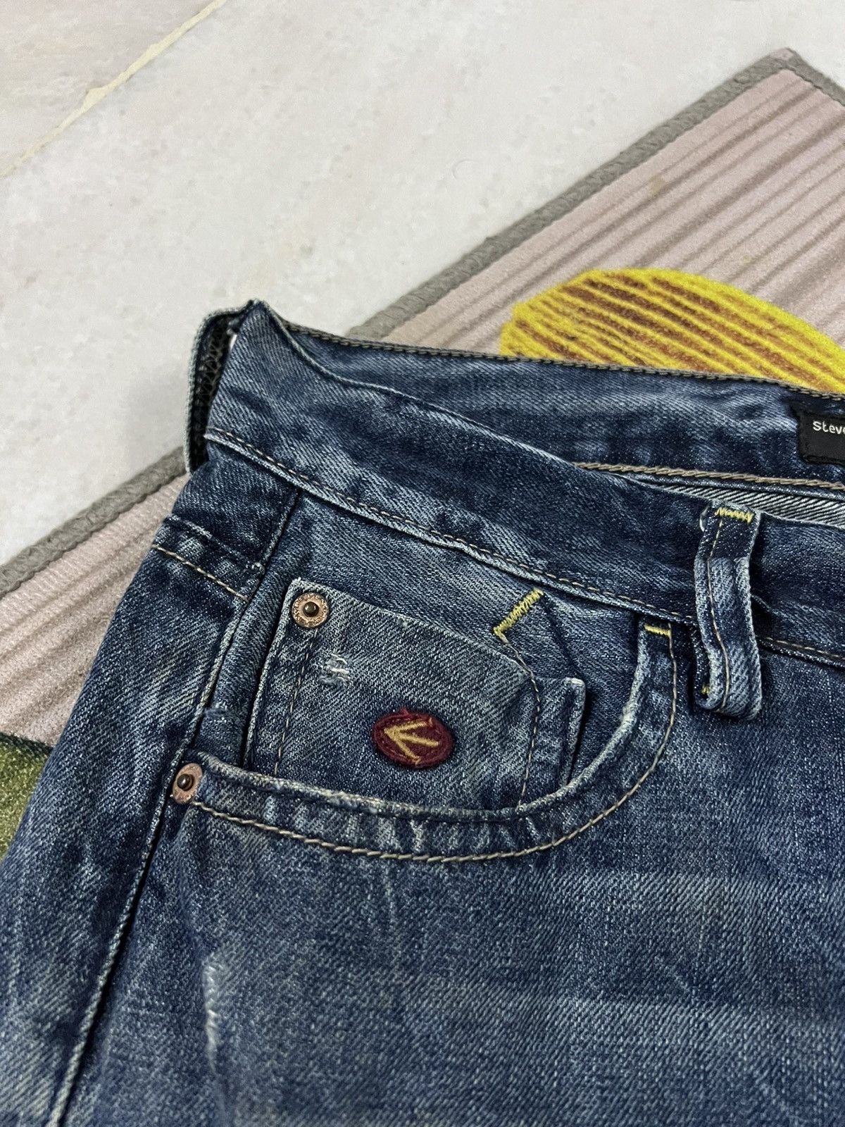 Energie × Jean 💥Flare💥Energie Distress Jean Size US 33 - 8 Thumbnail