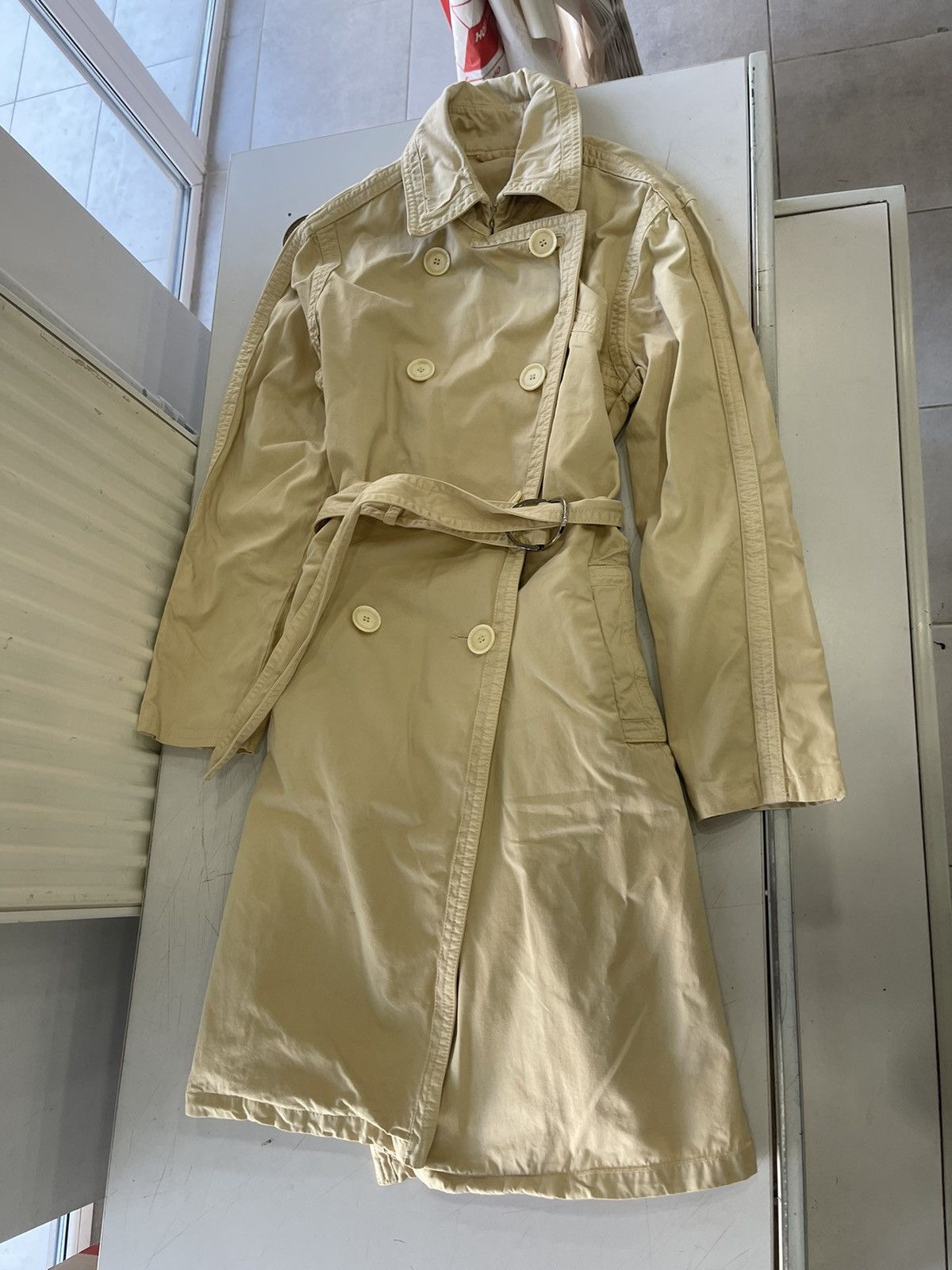 Moncler × Vintage Moncler avant Garde 2000s vintage trench coat jacket Size M / US 6-8 / IT 42-44 - 1 Thumbnail
