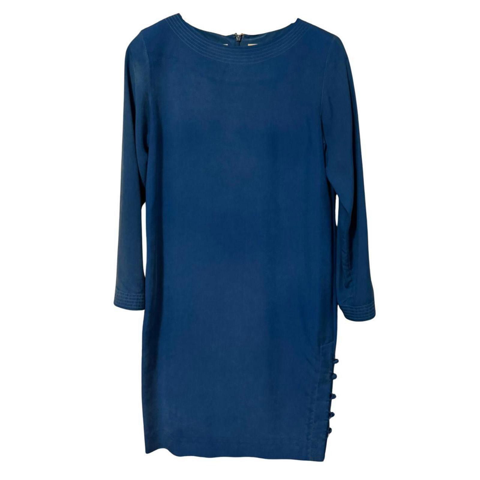 Other Vintage 90s Liz Claiborne 100% Silk Cocktail Dress, Rare Size S / US 4 / IT 40 - 1 Thumbnail