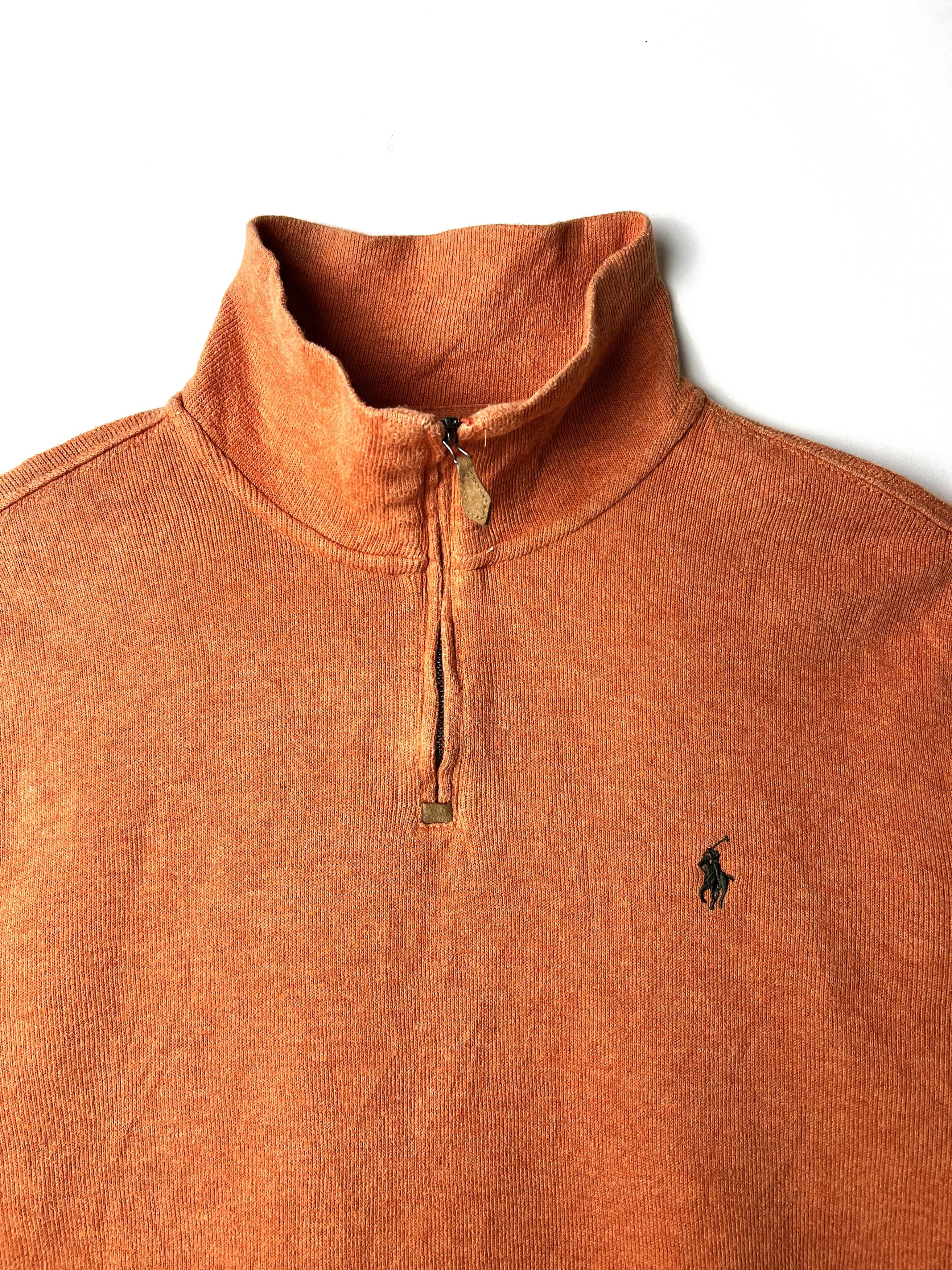 Polo Ralph Lauren Ralph Lauren Quarter Zip Sweater Orange Large Size US L / EU 52-54 / 3 - 2 Thumbnail