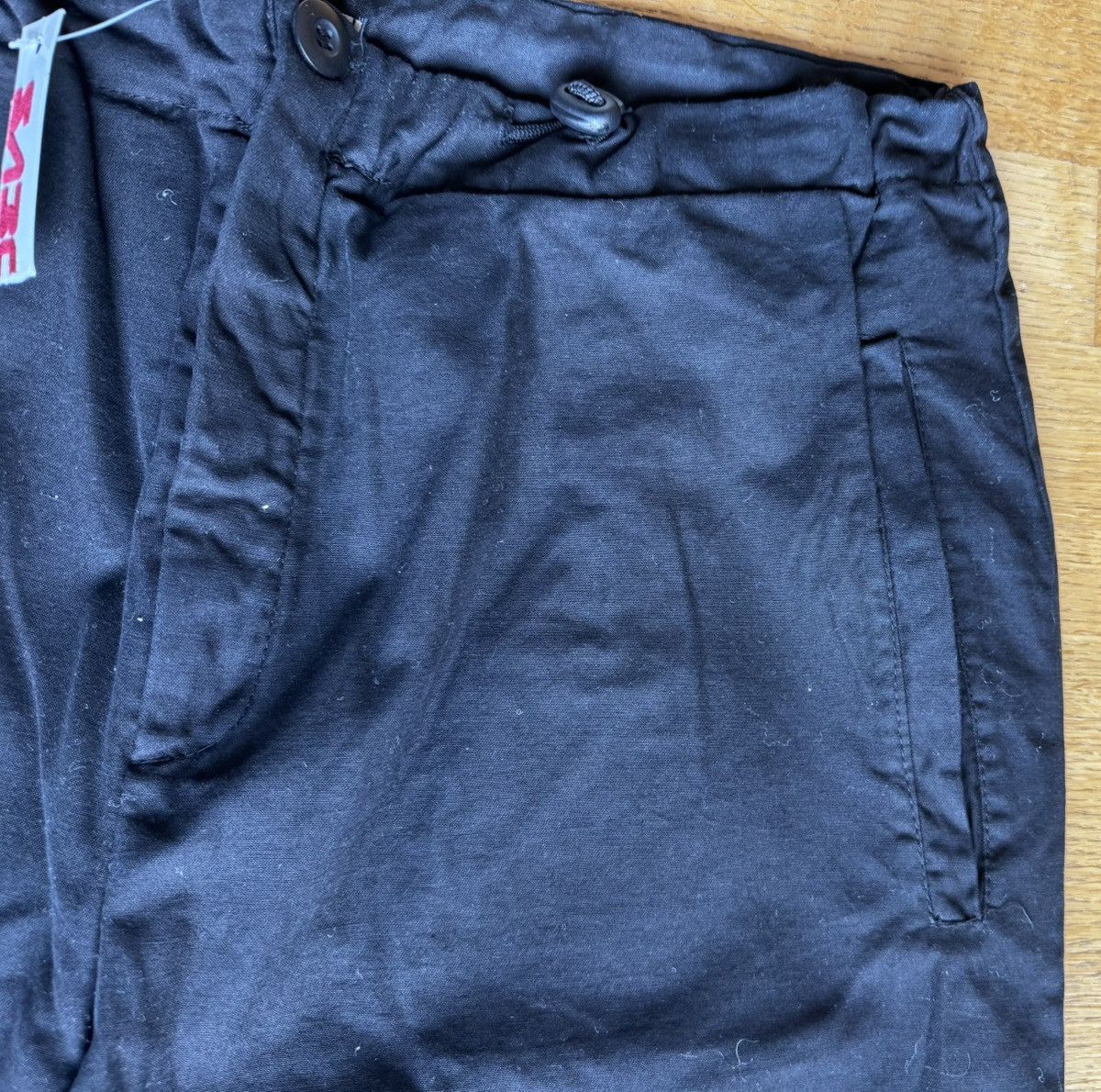 Walter Van Beirendonck NOS 1990’s / Sabotage Draw Cords Logo Pants Size US 36 / EU 52 - 3 Thumbnail
