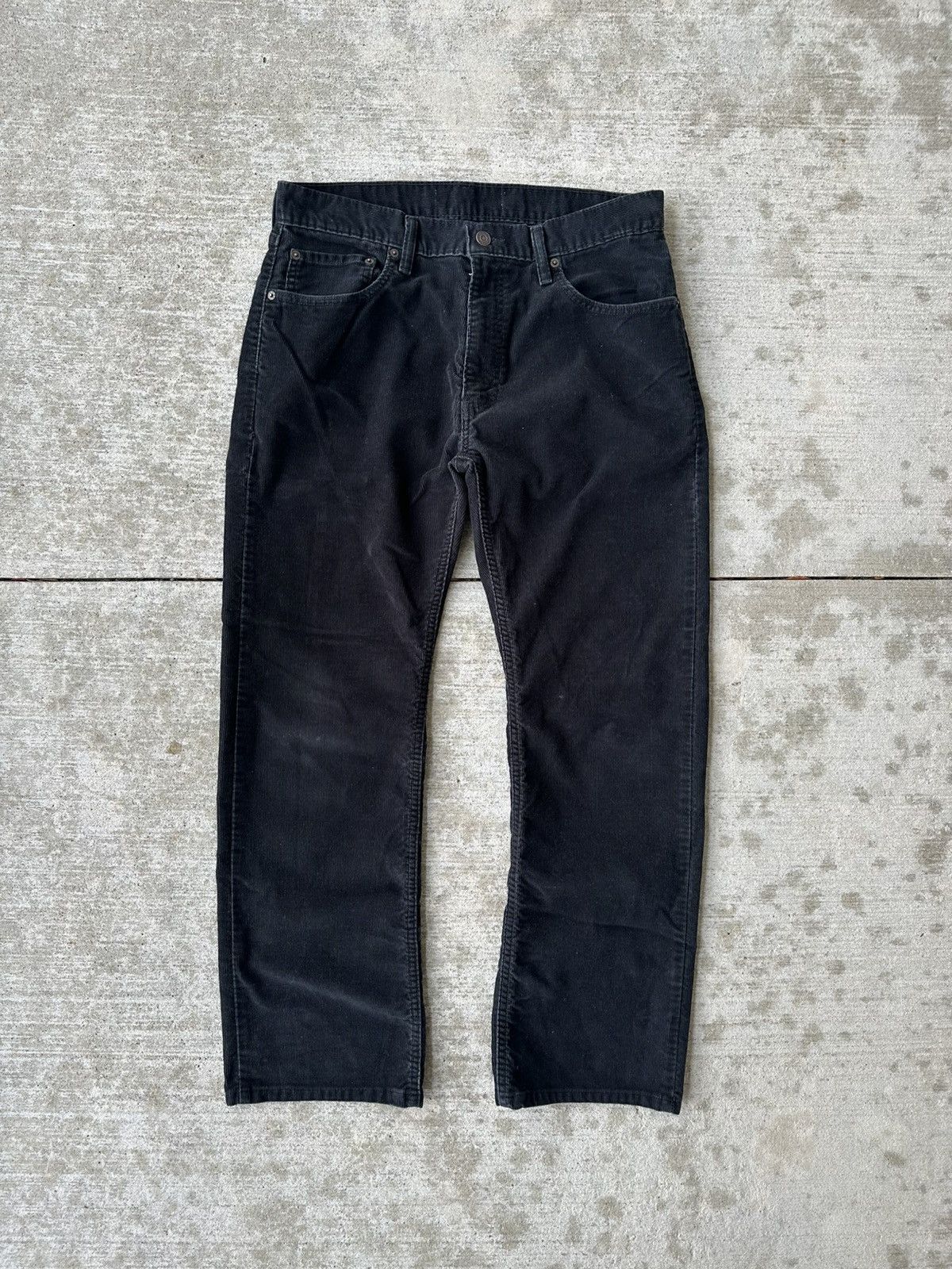 Levi's × Vintage Vintage Levi’s Corduroy Black Pants Size US 34 / EU 50 - 2 Thumbnail
