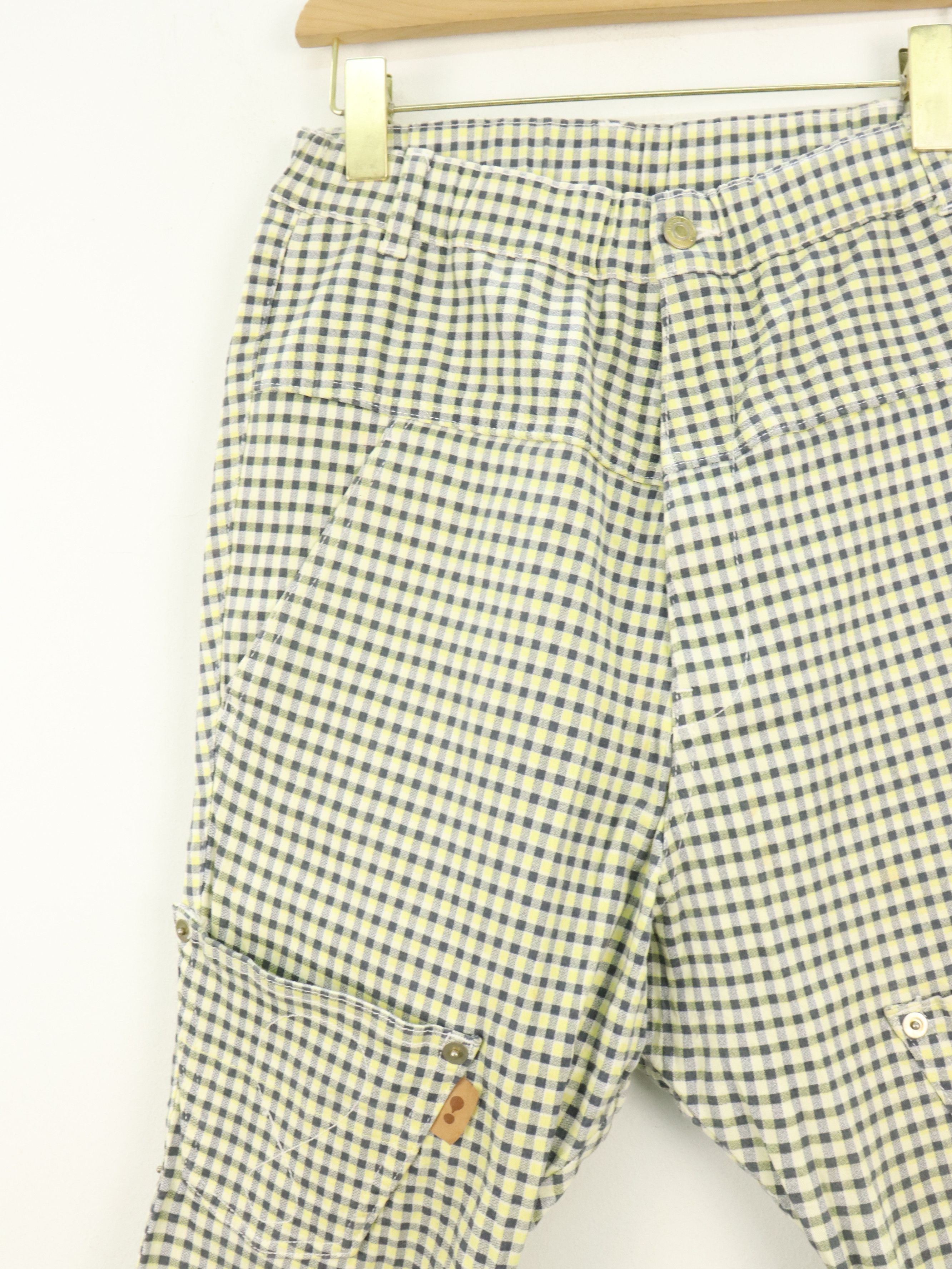 Japanese Brand × mercibeaucoup Mercibeaucoup Jevous Enprie Plaid Drop Crotch Pant Size US 28 / EU 44 - 4 Thumbnail
