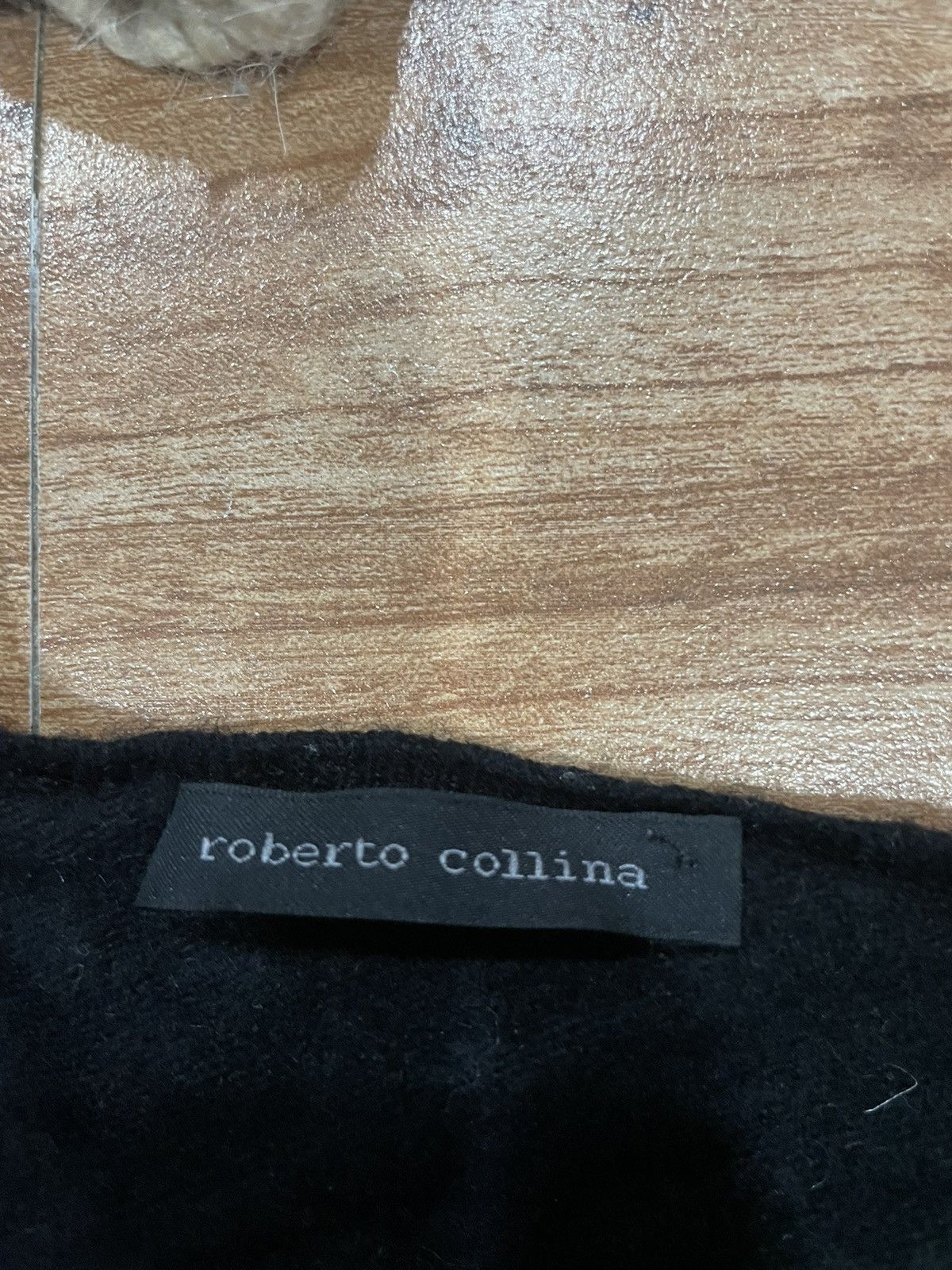 Designer × Roberto Collina × Vintage Roberto Collina Black Sweater Size XS / US 0-2 / IT 36-38 - 3 Thumbnail