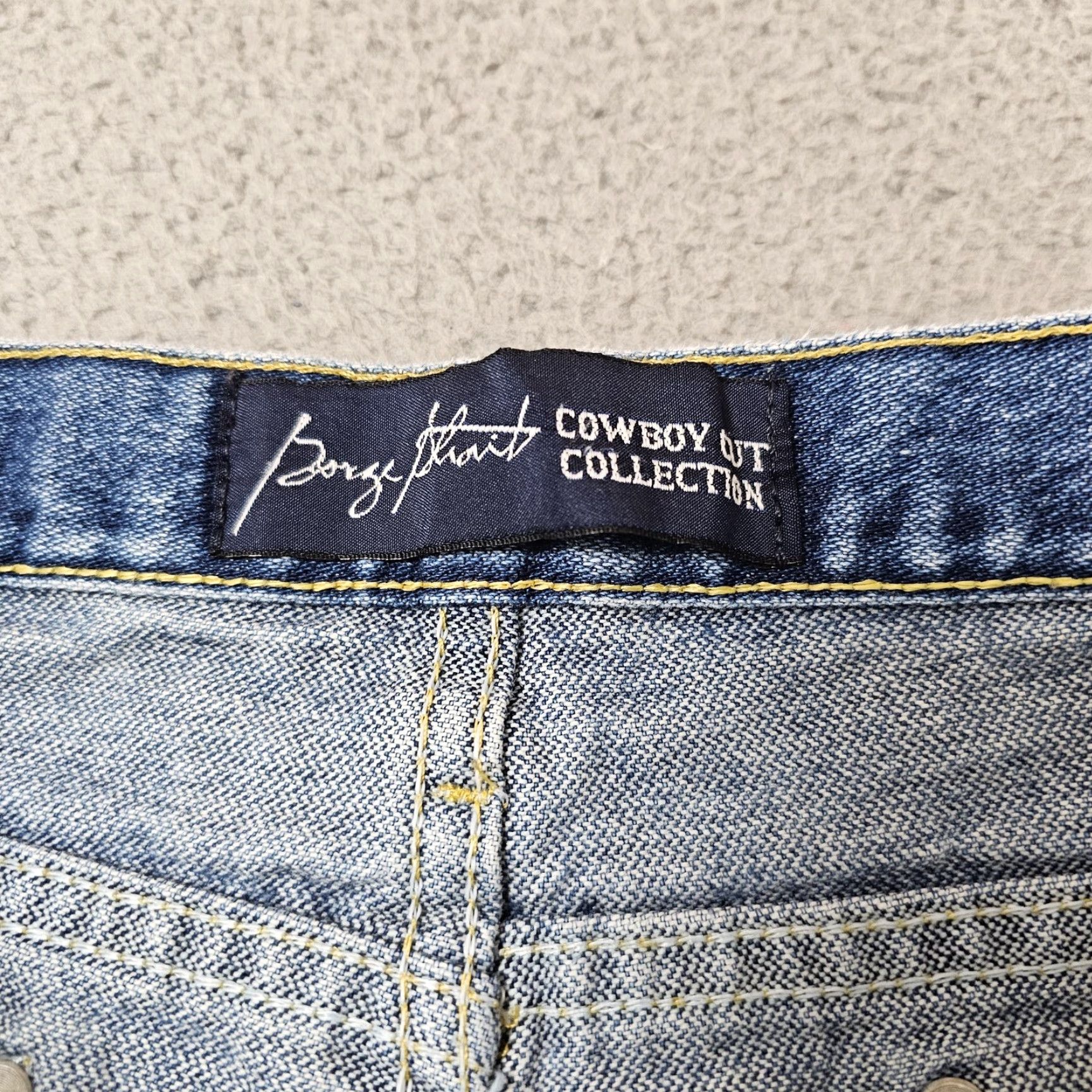 Wrangler Wrangler George Strait Cowboy Cut Collection Jeans Mens 32x28 Denim Blue Regular Straight Pants Cowboy Size US 32 / EU 48 - 3 Thumbnail