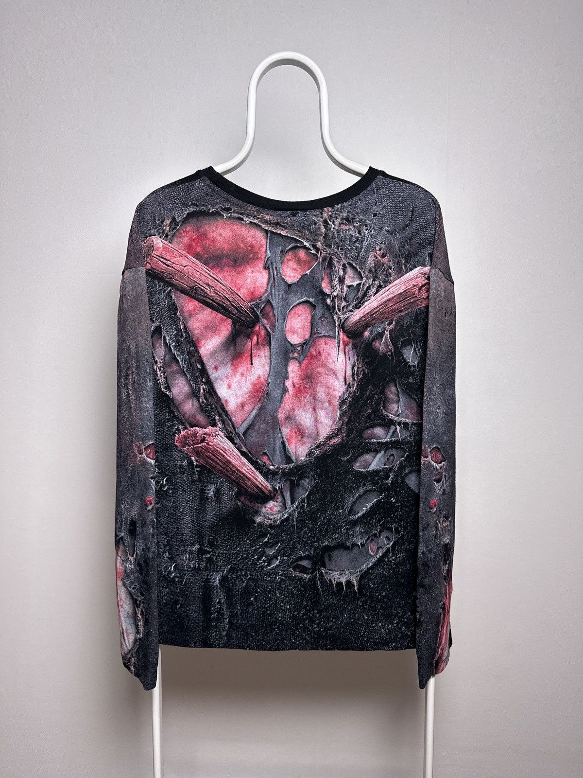 Vintage Vintage Spiral Long Sleeve Opium Punk Rock Horror Style Size US L / EU 52-54 / 3 - 3 Thumbnail