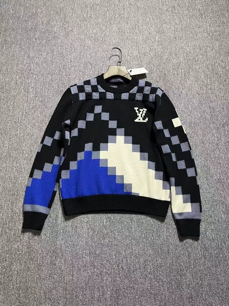 Louis Vuitton Louis Vuitton Mosaic Patchwork Woolen Sweater Size US XS / EU 42 / 0 - 1 Thumbnail