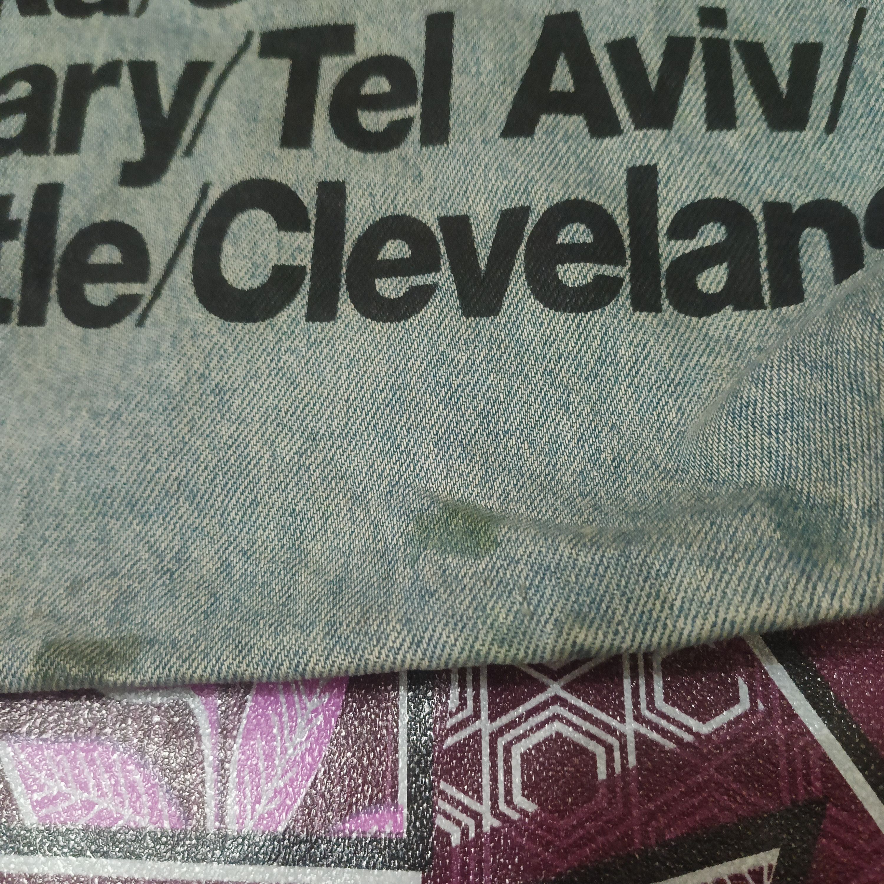 American Apparel Vtg American Apparel Denim Tote Bag Size ONE SIZE - 4 Thumbnail
